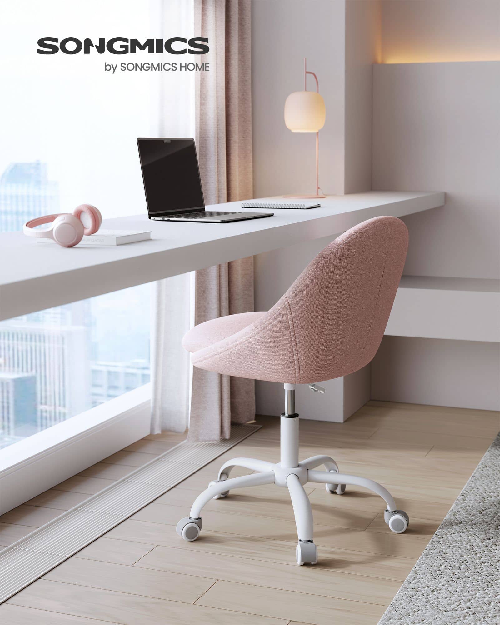 Homeoffice Stuhl höhenverstellbar rosa-B34OBG020P01 Homeoffice Stuhl höhenverstellbar rosa-B34OBG020P01