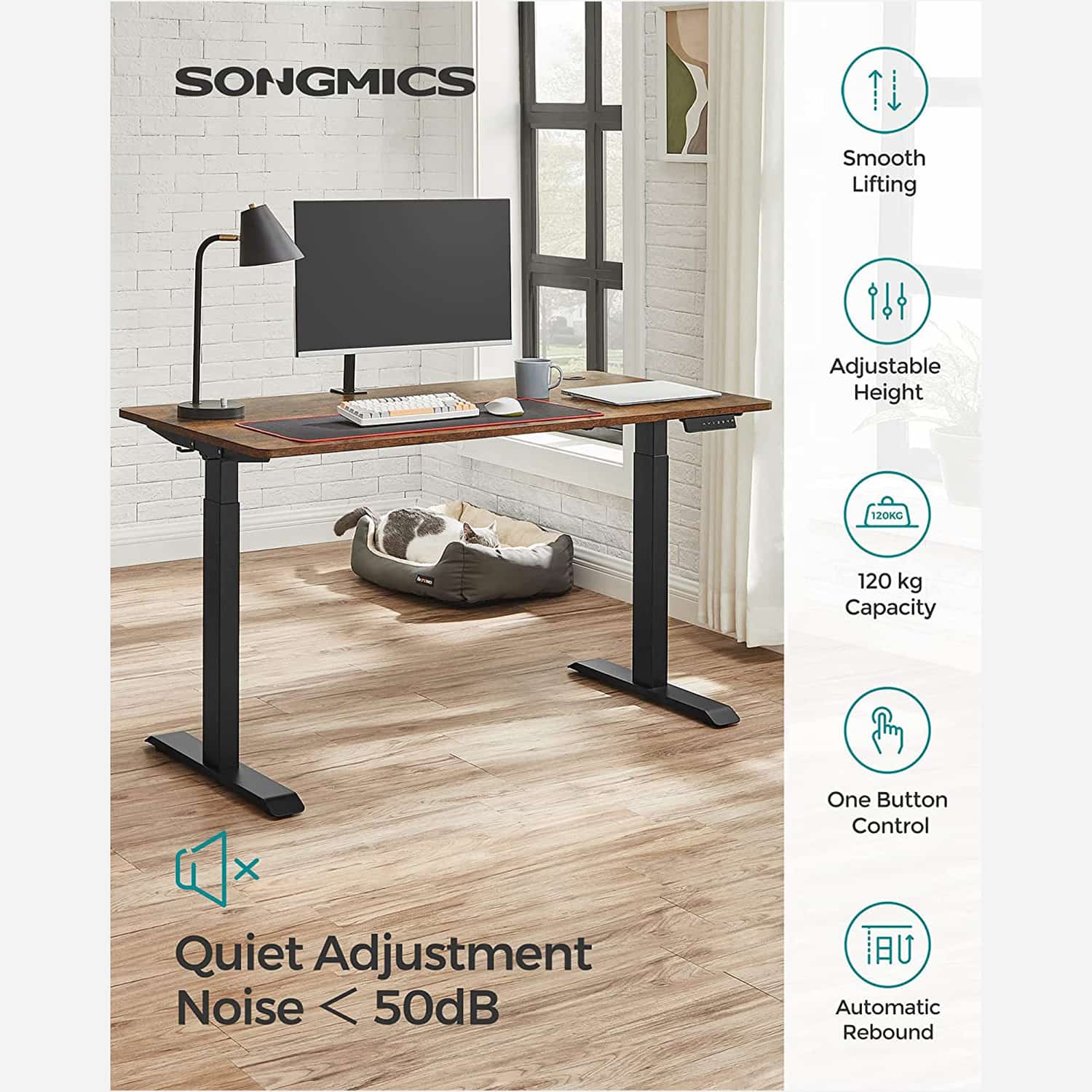 Höhenverstellbarer Schreibtisch mit Memory-Funktion-B34LSD019B01 Höhenverstellbarer Schreibtisch mit Memory-Funktion-B34LSD019B01