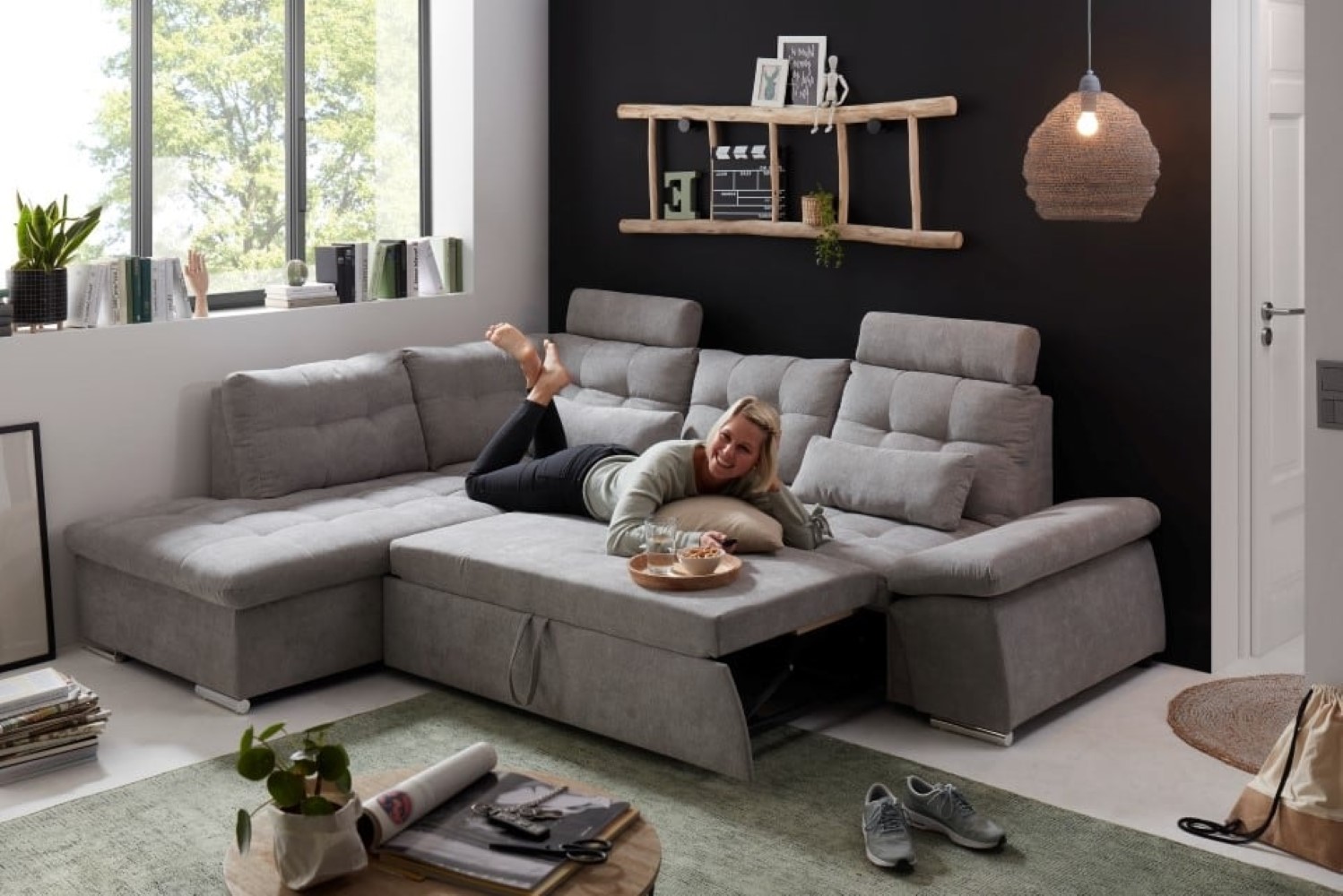 Nalo-2F-Rec_Uran-02-schlamm_Milieu_Model_FktGWammR8YI5uBK Sanfte Natürlichkeit: Nalo Schlafsofa von ED Exciting Design in der Farbe Schlamm