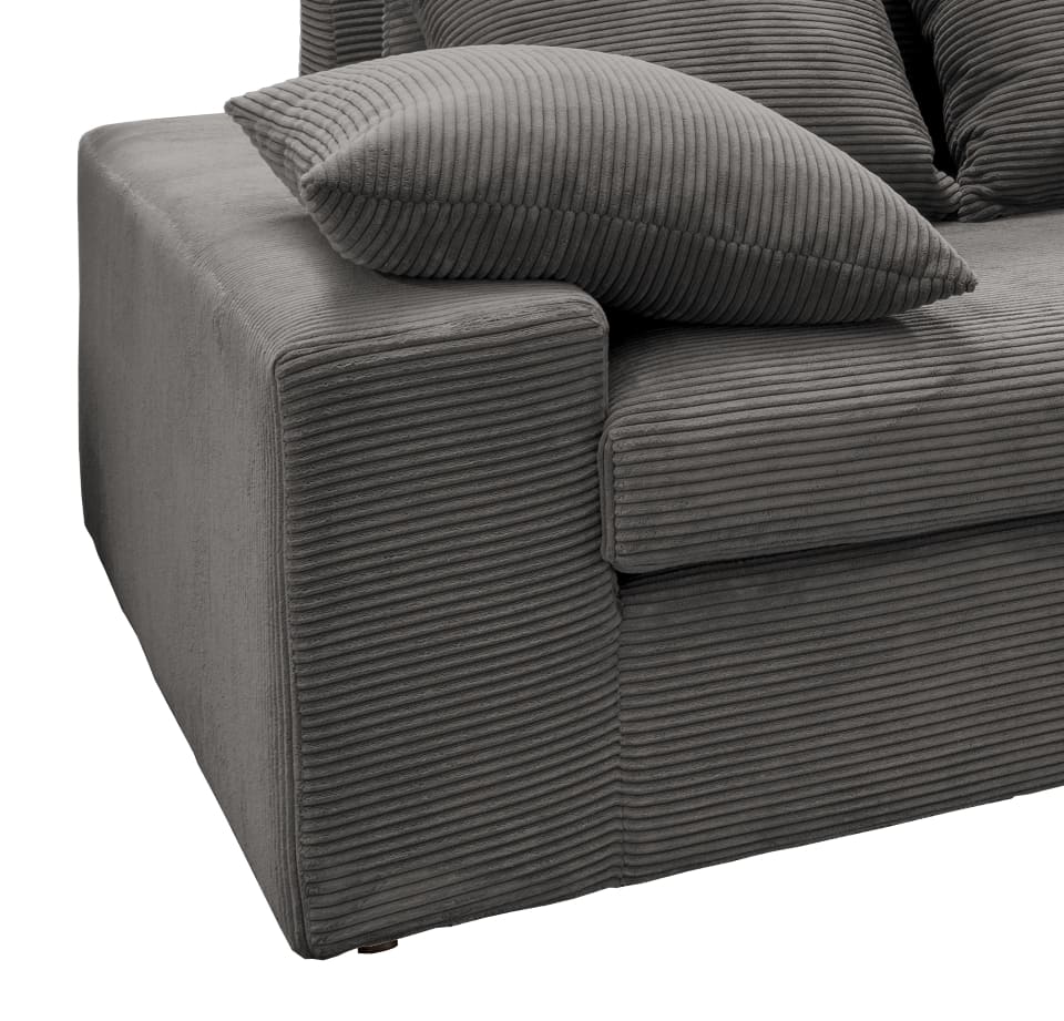 Benformato_Avellino_2-REC_4801-5 Benformato Ecksofa Avellino: Vielseitiges Design in Grau für maximalen Komfort