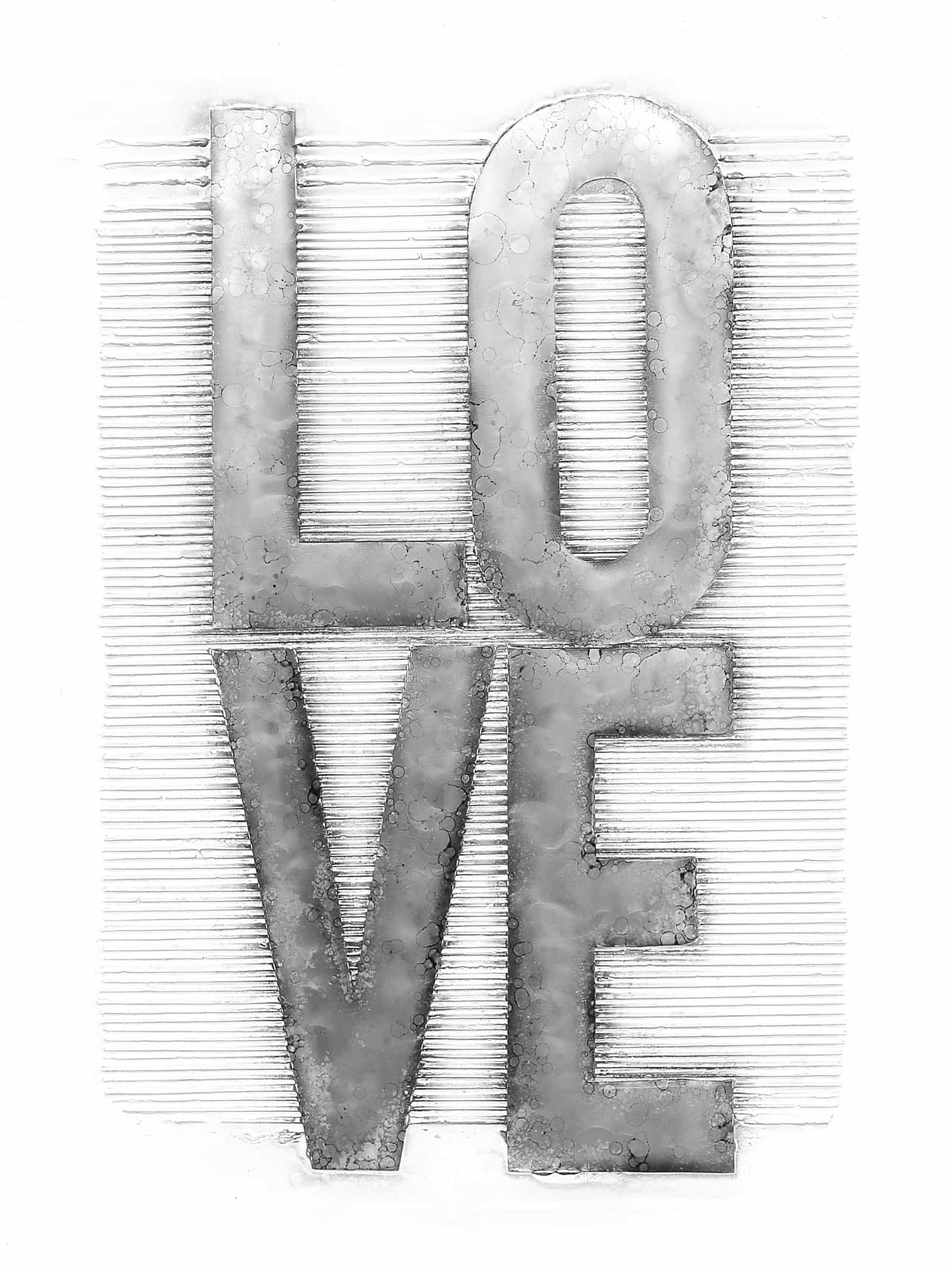 Aluminium Wandbild Liebe 80cm x 100cm Aluminium Wandbild Liebe 80cm x 100cm