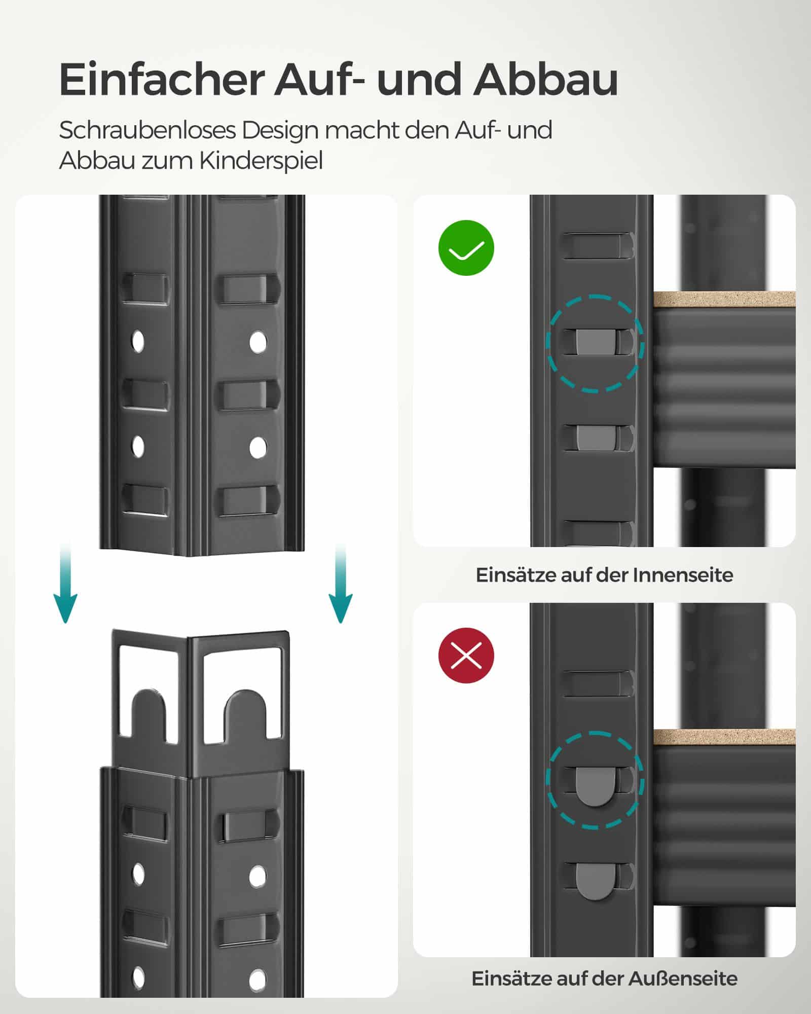 Schwerlastregal 180 x 90 x 40 cm-B34GLR040G01 Schwerlastregal 180 x 90 x 40 cm-B34GLR040G01