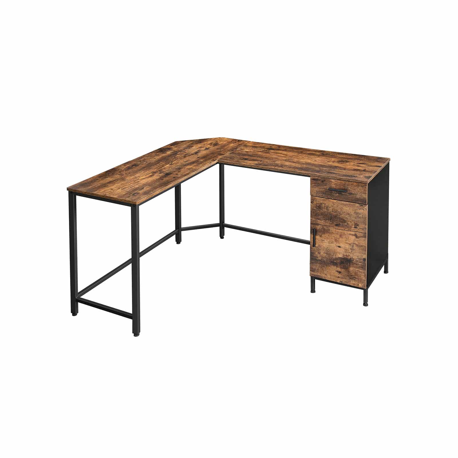 Buerotisch-mit-Schrank-LWD74X-1 Bürotisch mit Schrank