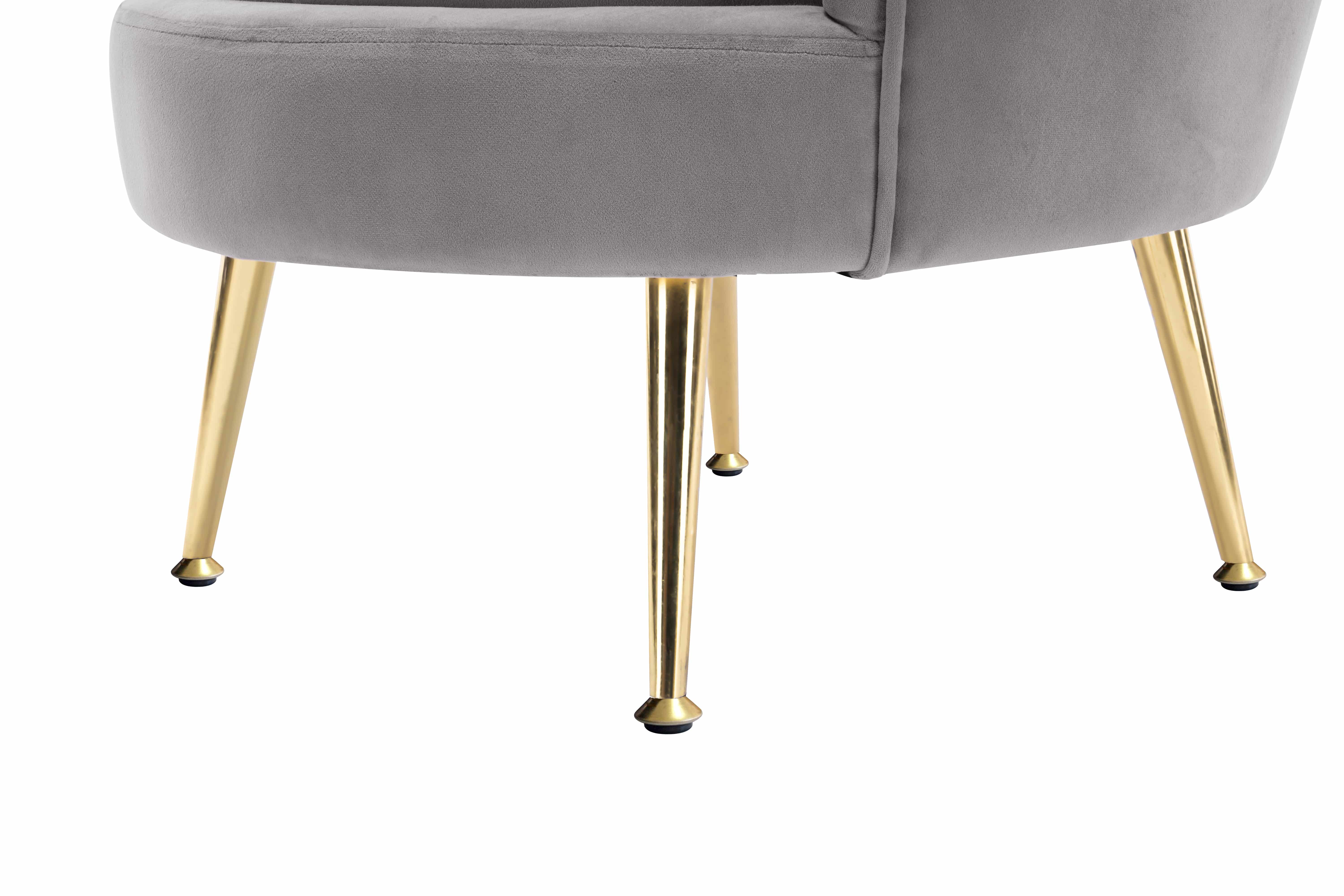 Edler Designerstuhl – Samt & Goldgestell für Luxus & Komfort Edler Designerstuhl – Samt & Goldgestell für Luxus & Komfort