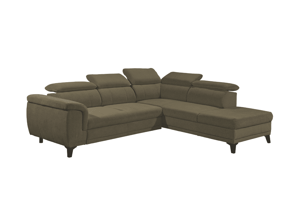 Ecksofa Albany mit Schlaffunktion und Bettkasten von Ed Exciting Design in verschiedenen Farben