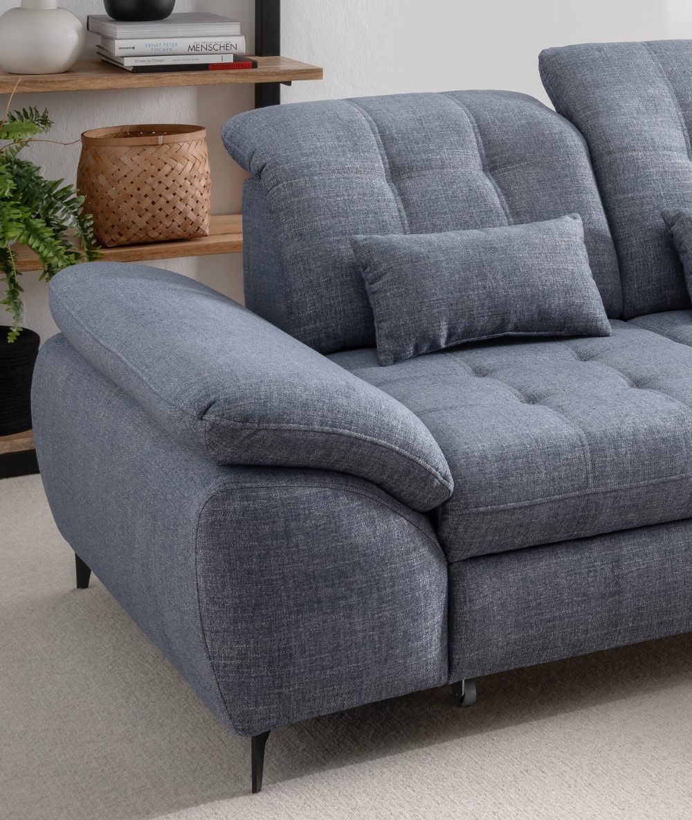 Sofa Delphino Benformato Anzio Blau