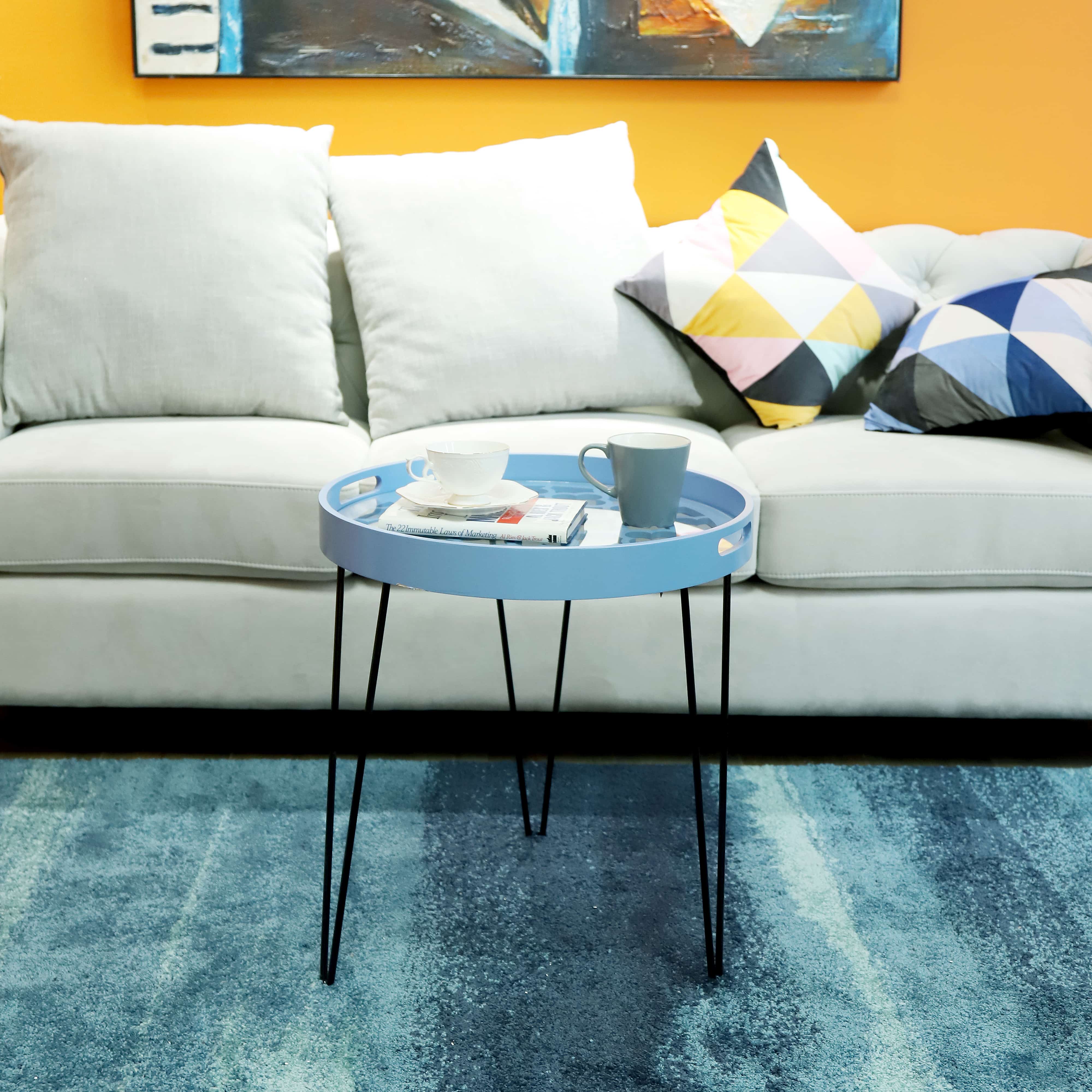 Beistelltisch River 210 Blau