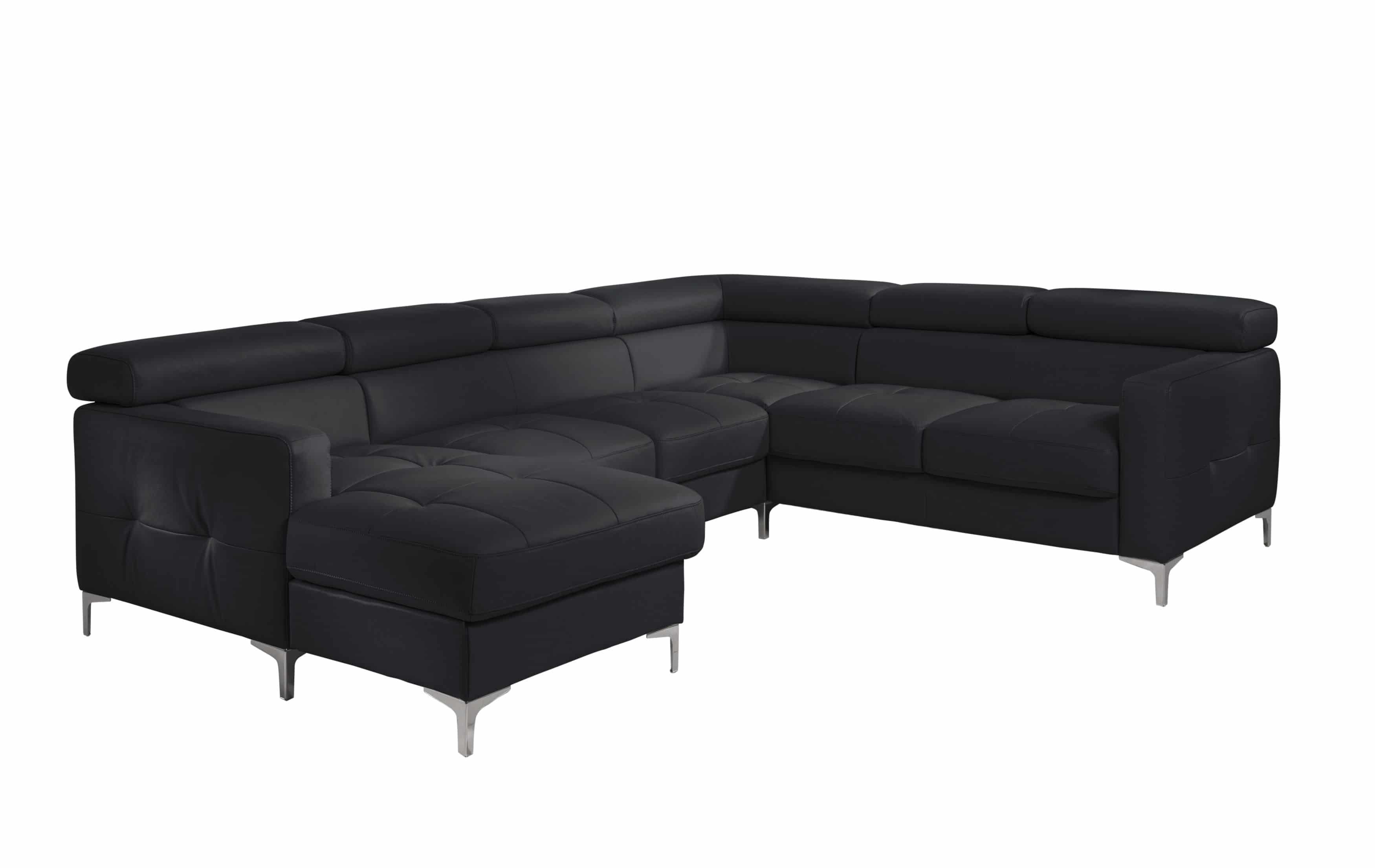 Echtleder Wohnlandschaft Sammy mit Schlaffunktion & Bettkasten - Cotta Echtleder Wohnlandschaft Sammy mit Schlaffunktion & Bettkasten - Cotta