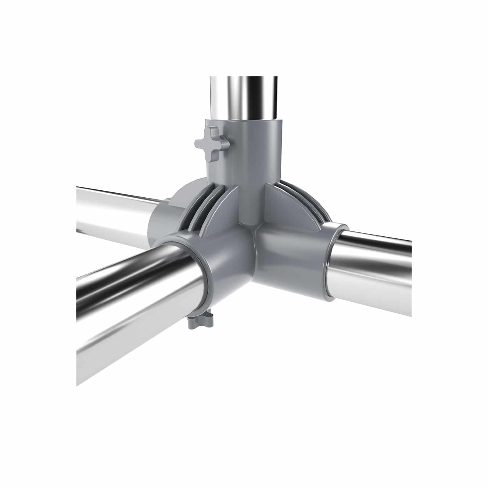 Ausziehbarer Kleiderständer Grau-LLR01G