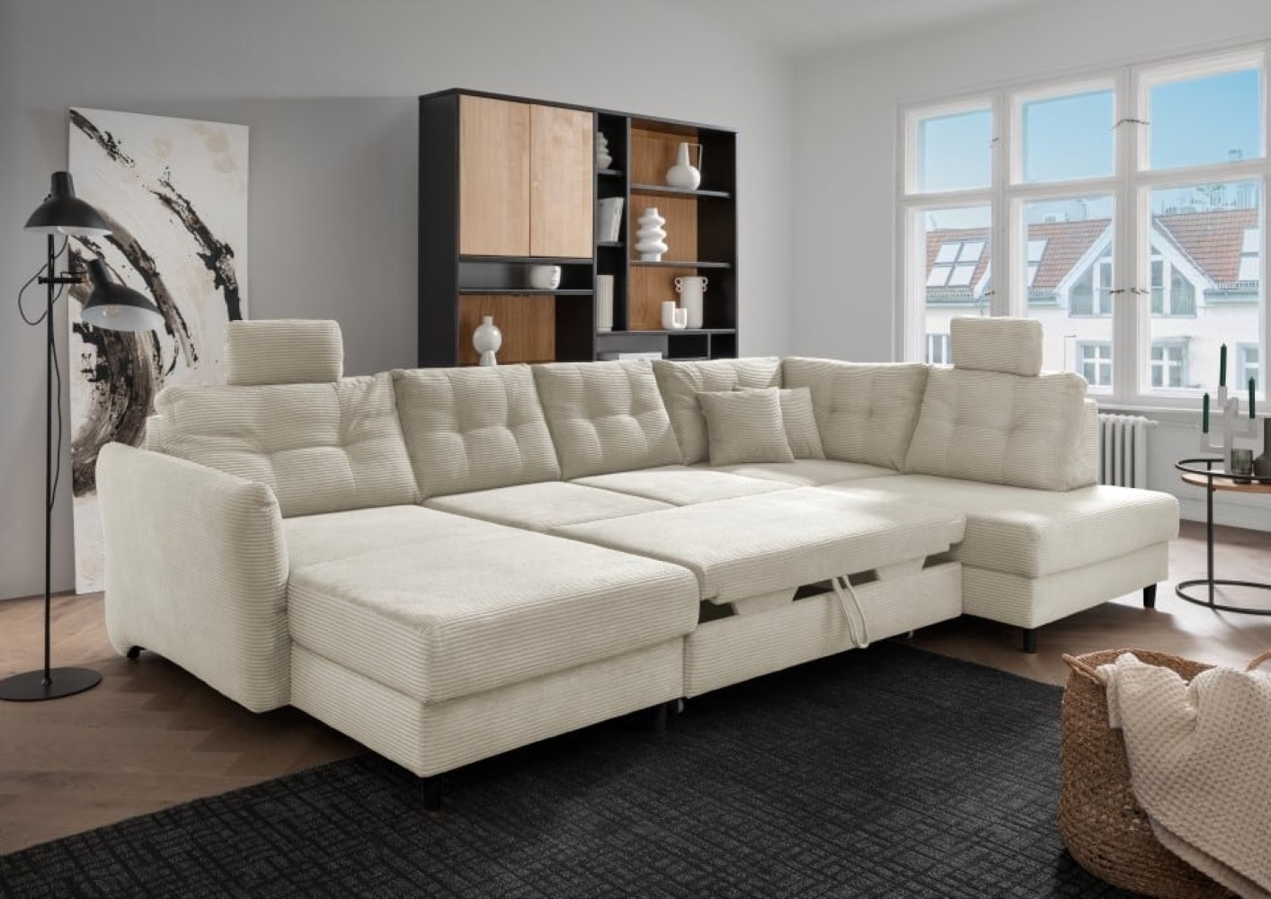 Benformato_Brizzini_OTRF-2FRF-RECBK_4808_AL_A15_F08-3 Benformato Brizzini in Beige: Luxuriöse Schlafsofa Option