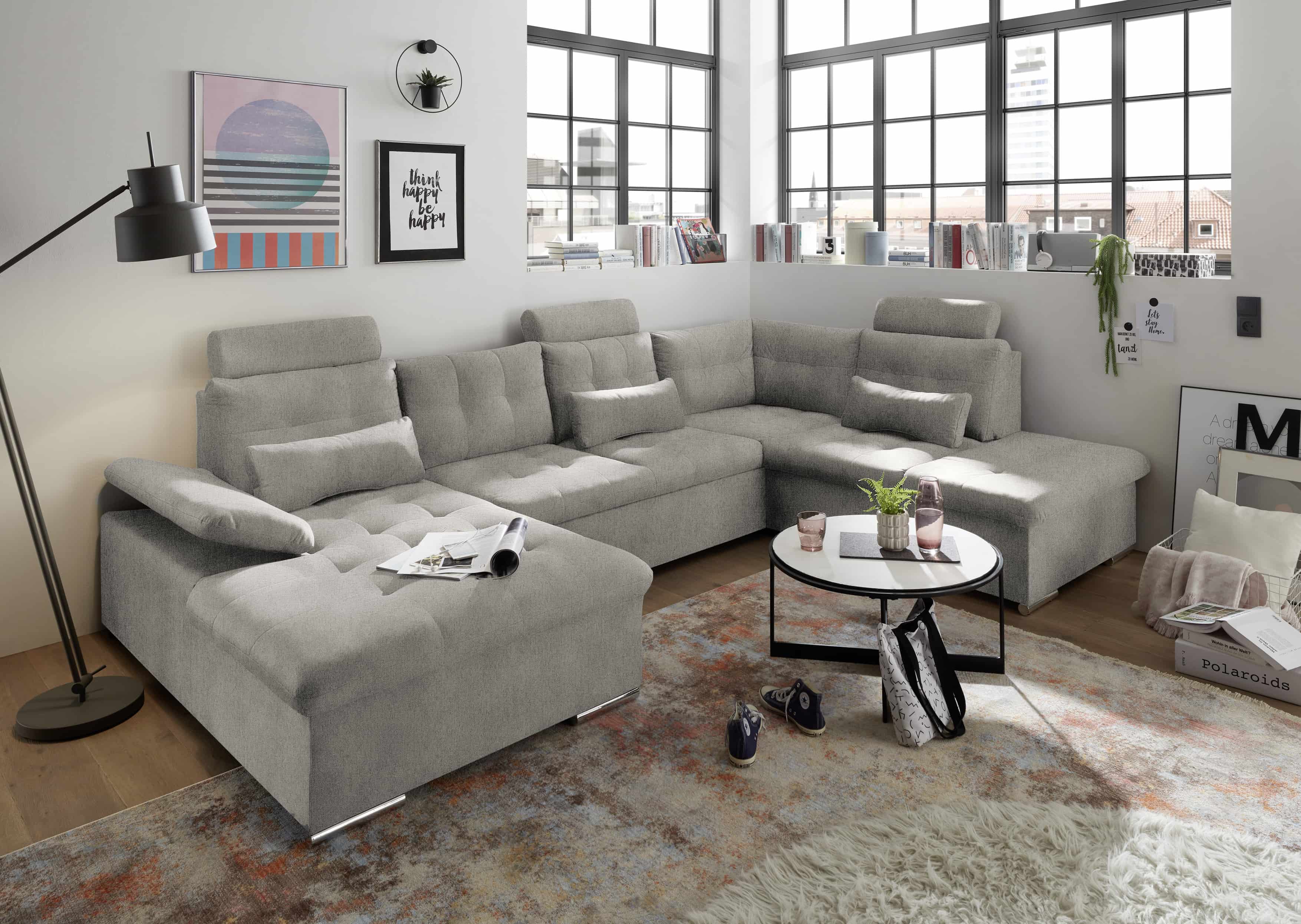 Schlafsofa Taupe - Medan XXL Schlafsofa Taupe - Medan XXL