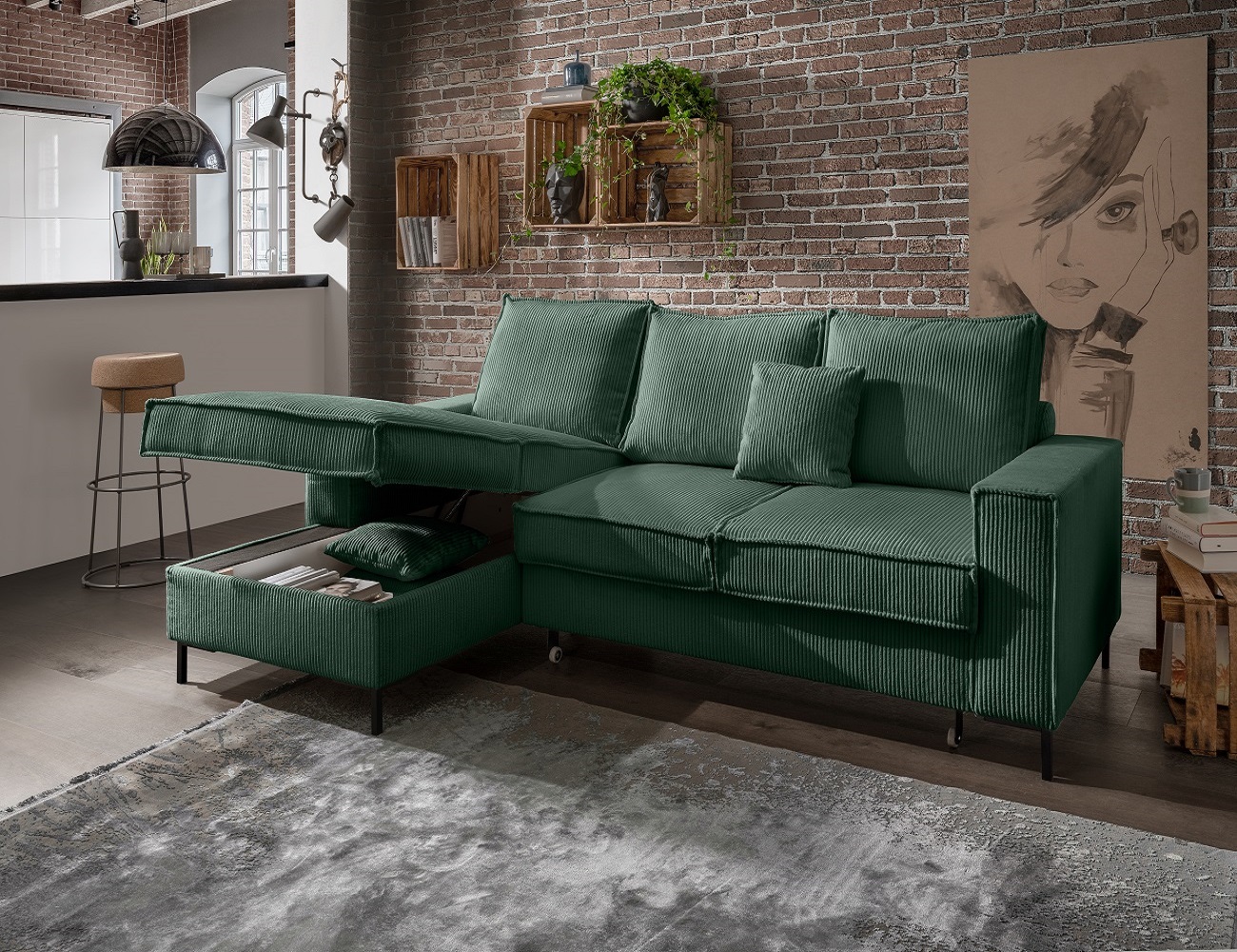 Ecksofa Rom – Die Wohlfühloase mit Schlaffunktion