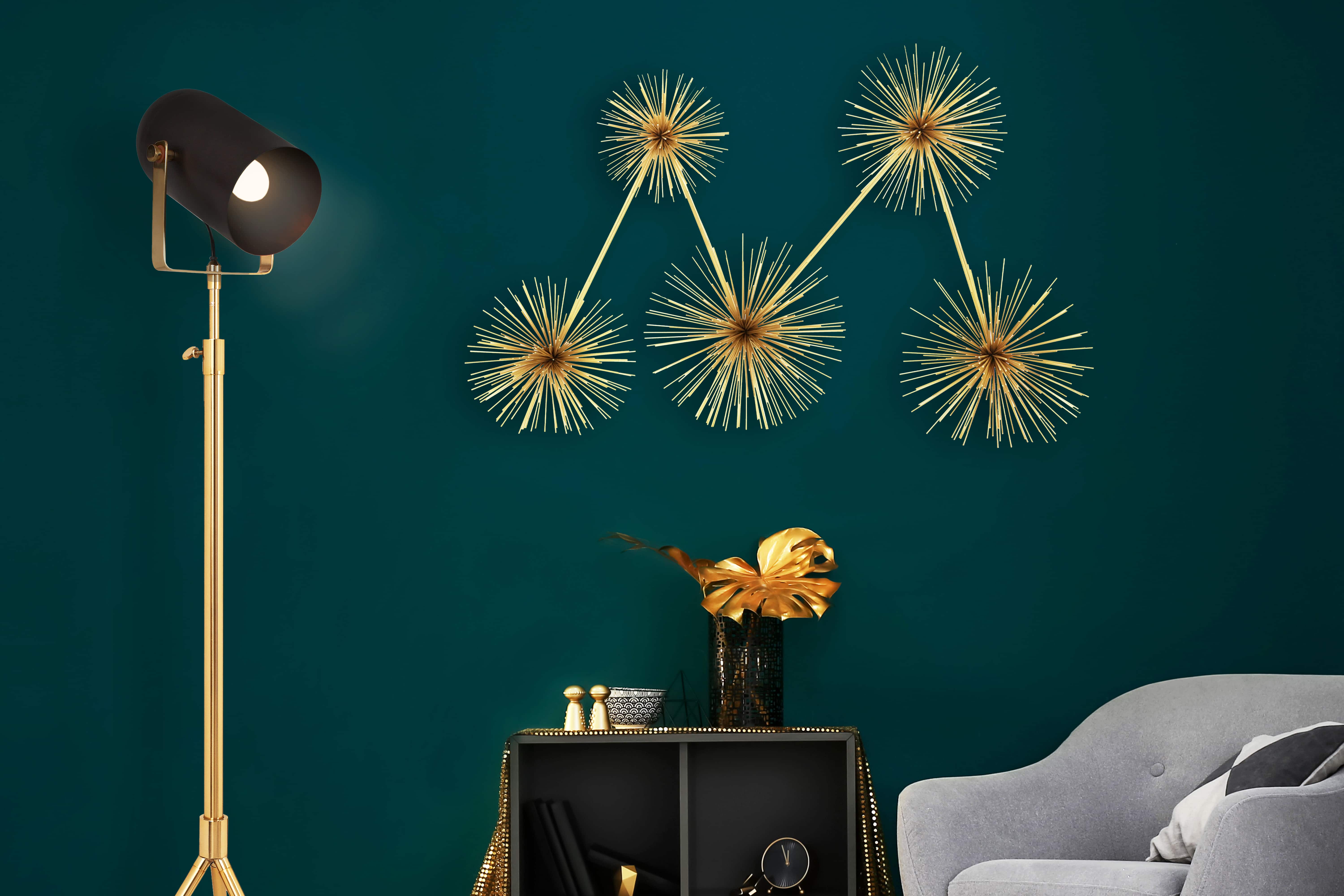 Wanddeko Domizil 325 Silber