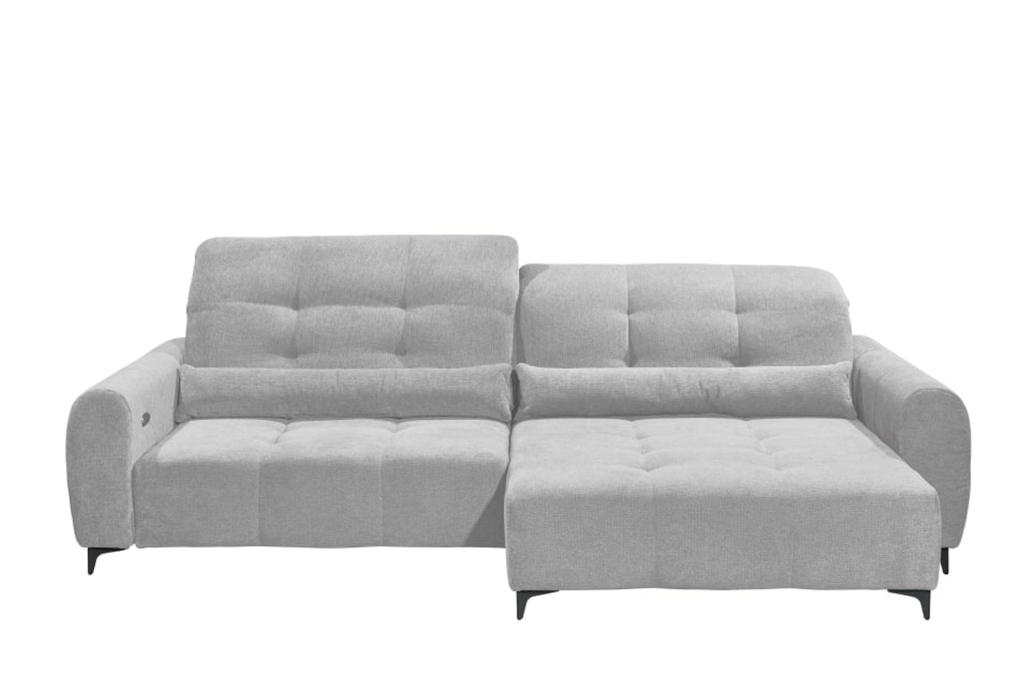 XXL Cosyseat Nassau – light grey - Das Ecksofa mit Elektrofunktion und Loveseat-Komfort XXL Cosyseat Nassau – light grey - Das Ecksofa mit Elektrofunktion und Loveseat-Komfort