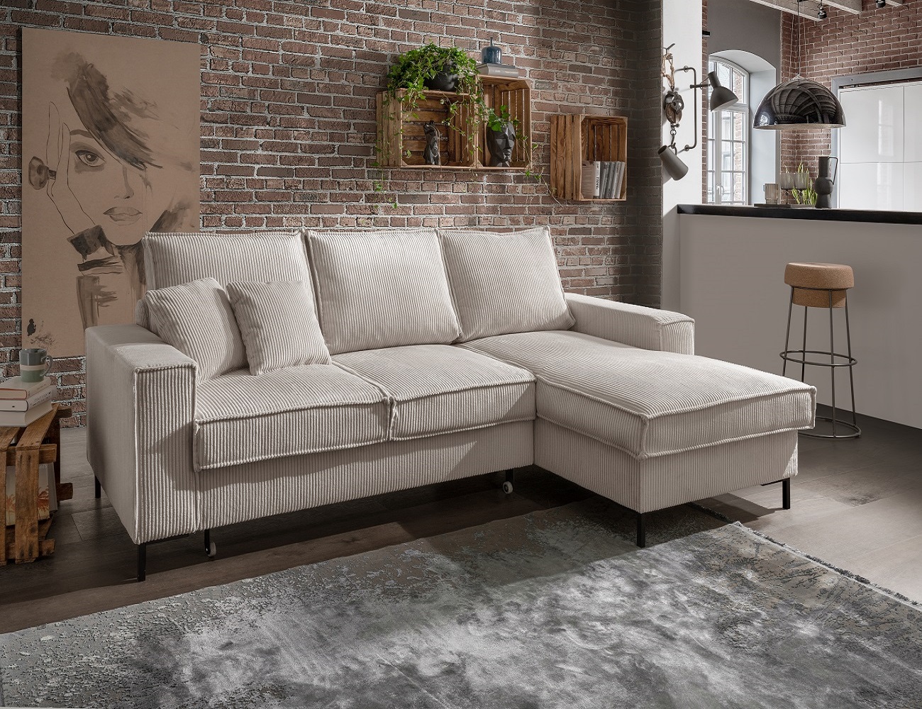 Ecksofa Rom – Die Wohlfühloase mit Schlaffunktion Ecksofa Rom – Die Wohlfühloase mit Schlaffunktion