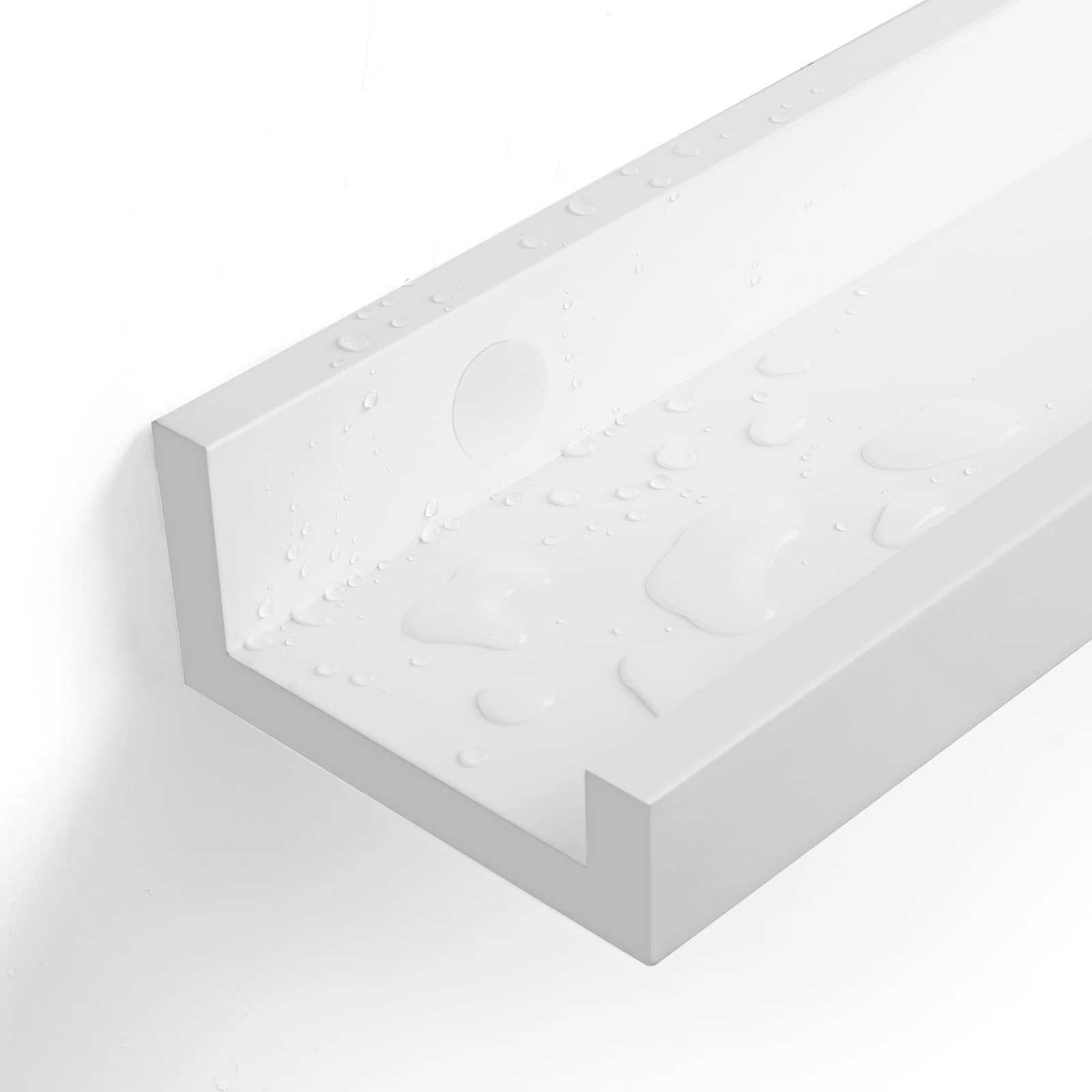 Schweberegale 2er Set Weiß glänzend-LWS60WT Schweberegale 2er Set Weiß glänzend-LWS60WT