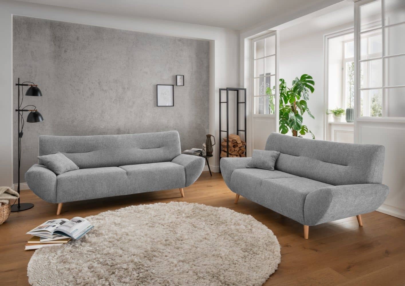 Sofa Set Drago 3 2 1 von Benformato mit Wildeichefüßen Sofa Set Drago 3 2 1 von Benformato mit Wildeichefüßen