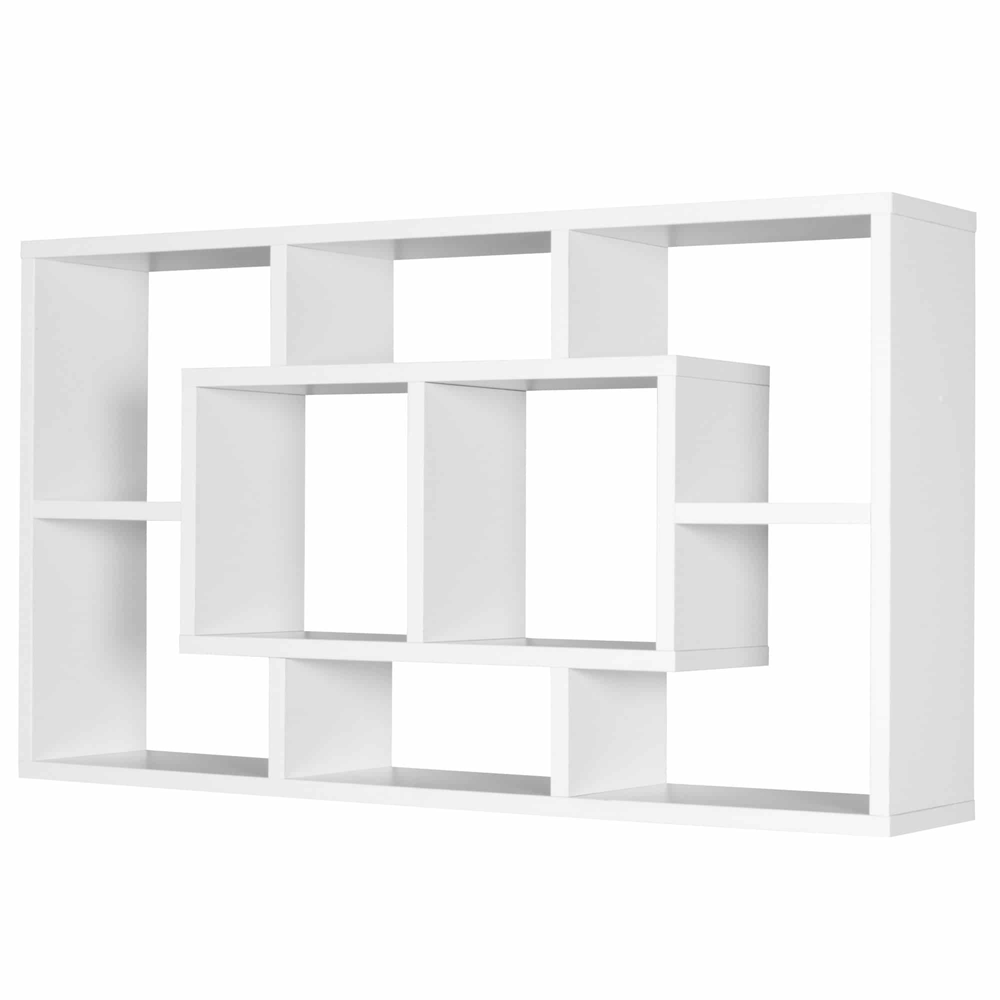 44697-WOHNLING-Wandregal-ALEX-weiss-WL5-167-WL5-1_3 Wandregal PAOLA weiß 85 x 47,5 x 16 cm MDF-Holz Hängeregal modern