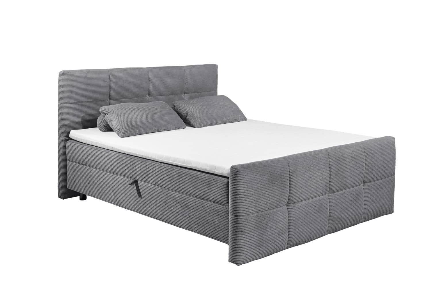 Boxspringbett Tijuana mit Bettkasten Breitcord