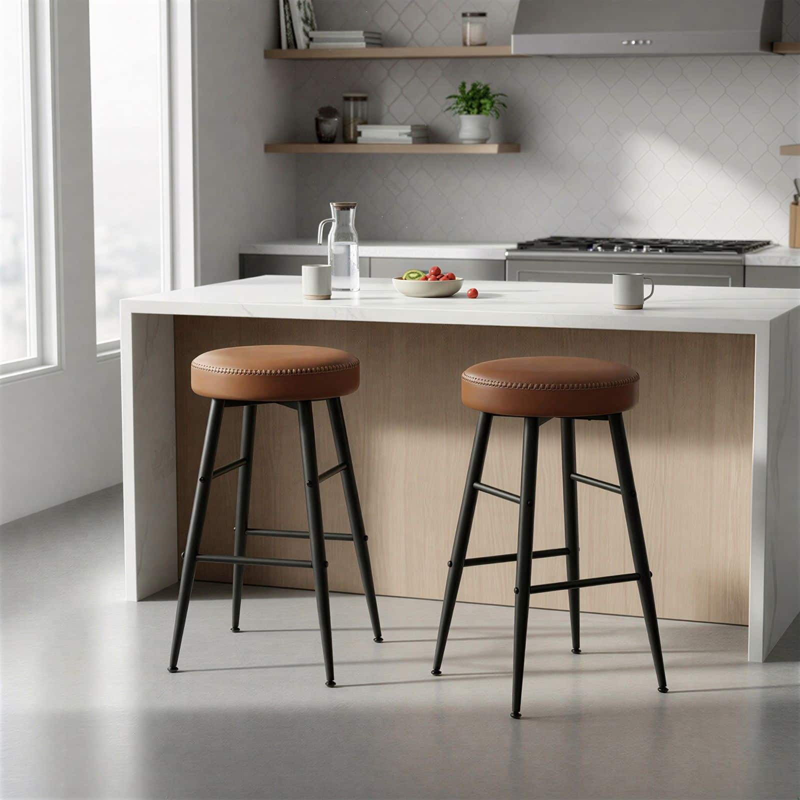 Barhocker 2er Set, Thekenhocker, Küchenstuhl Barhocker 2er Set, Thekenhocker, Küchenstuhl