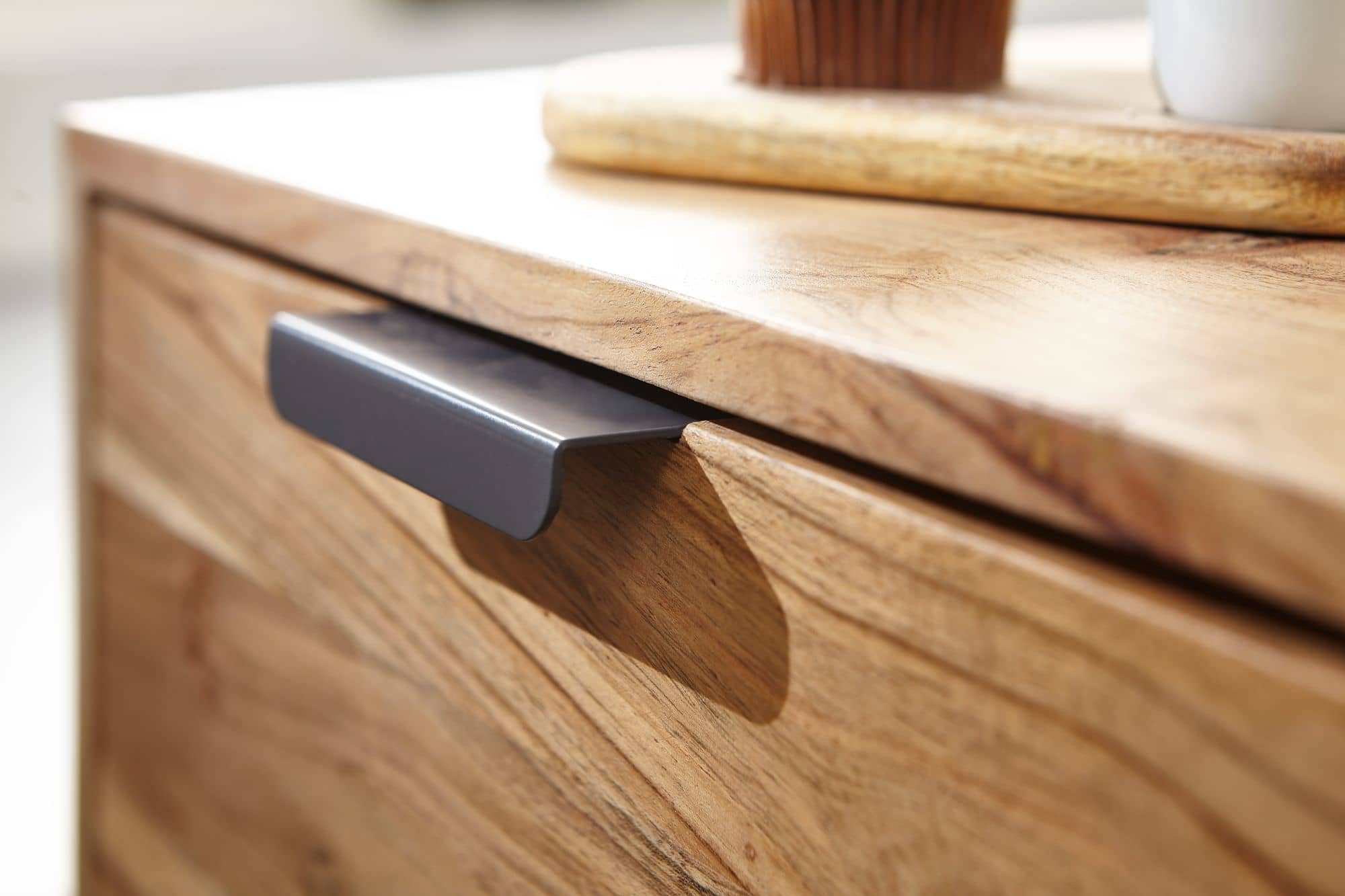 Couchtisch 95x45x45 cm Akazie Wohnzimmertisch Massivholz Rechteckig Couchtisch 95x45x45 cm Akazie Wohnzimmertisch Massivholz Rechteckig