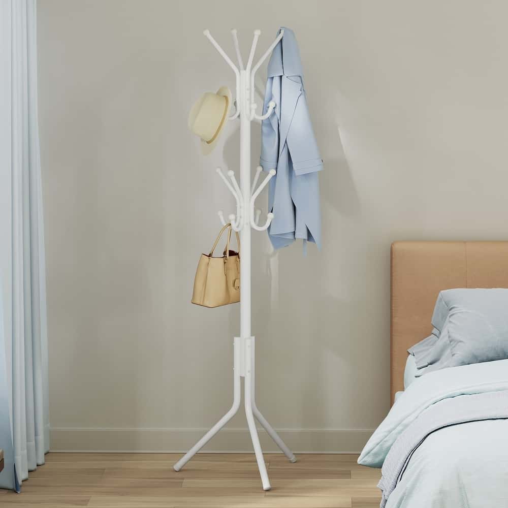 Garderobenständer aus Metall, Kleiderständer mit Haken, für Wohnzimmer Garderobenständer aus Metall, Kleiderständer mit Haken, für Wohnzimmer