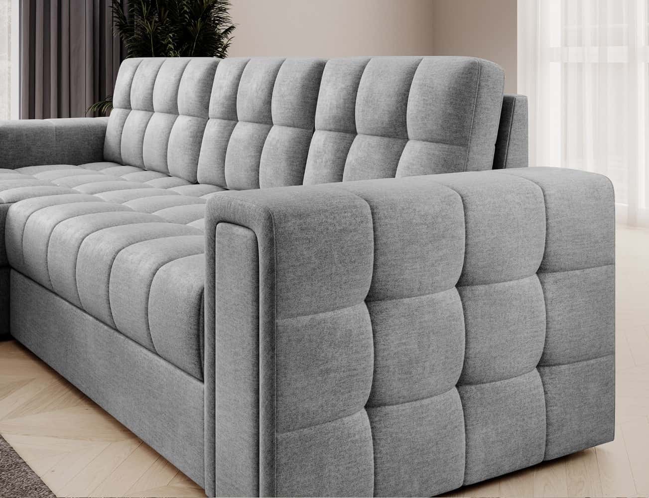 Ecksofa Blenvi mit Schlaffunktion & Bettkasten | Eltap | Monolith | beidseitig montierbar Ecksofa Blenvi mit Schlaffunktion & Bettkasten | Eltap | Monolith | beidseitig montierbar