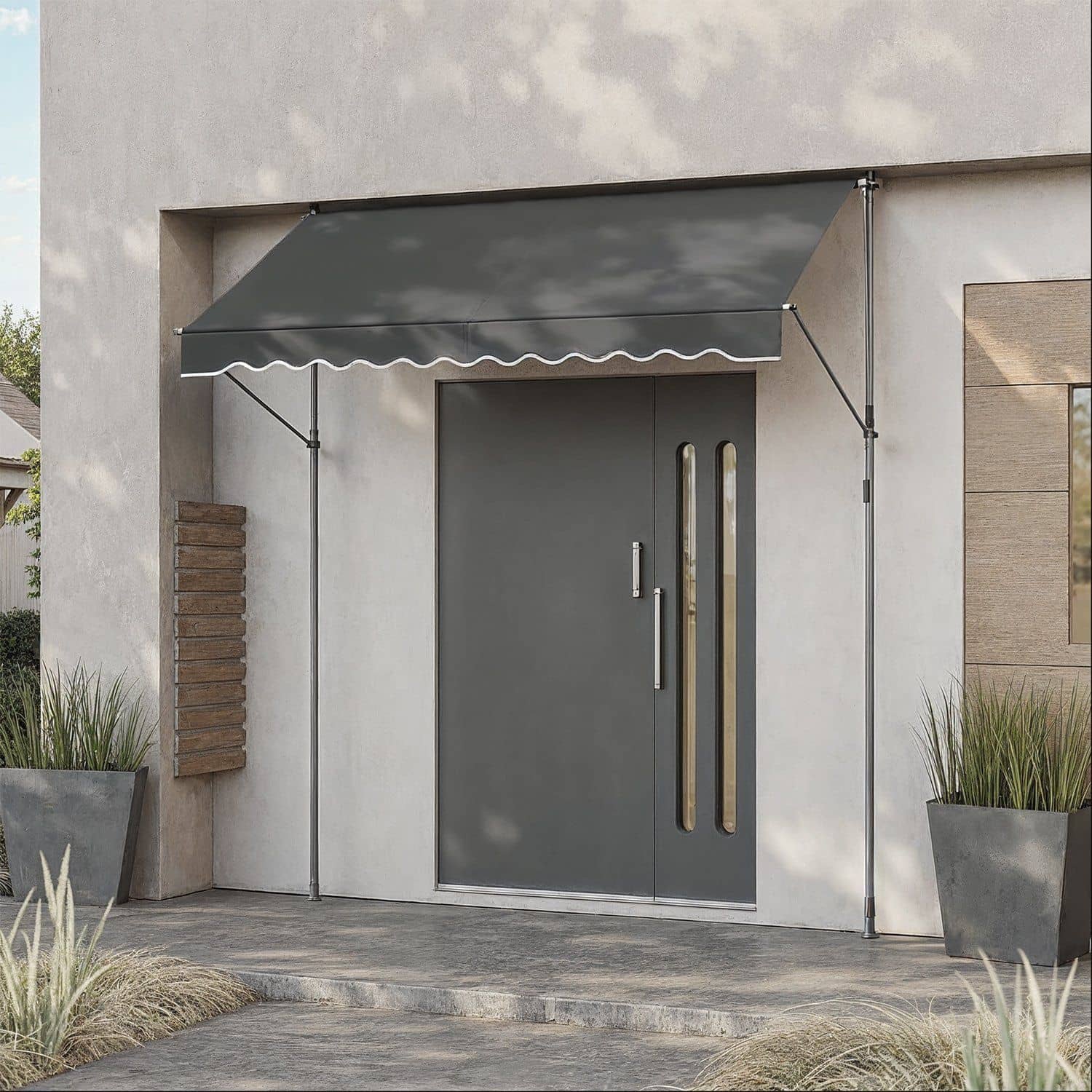 Klemmmarkise, Balkonmarkise, höhenverstellbar