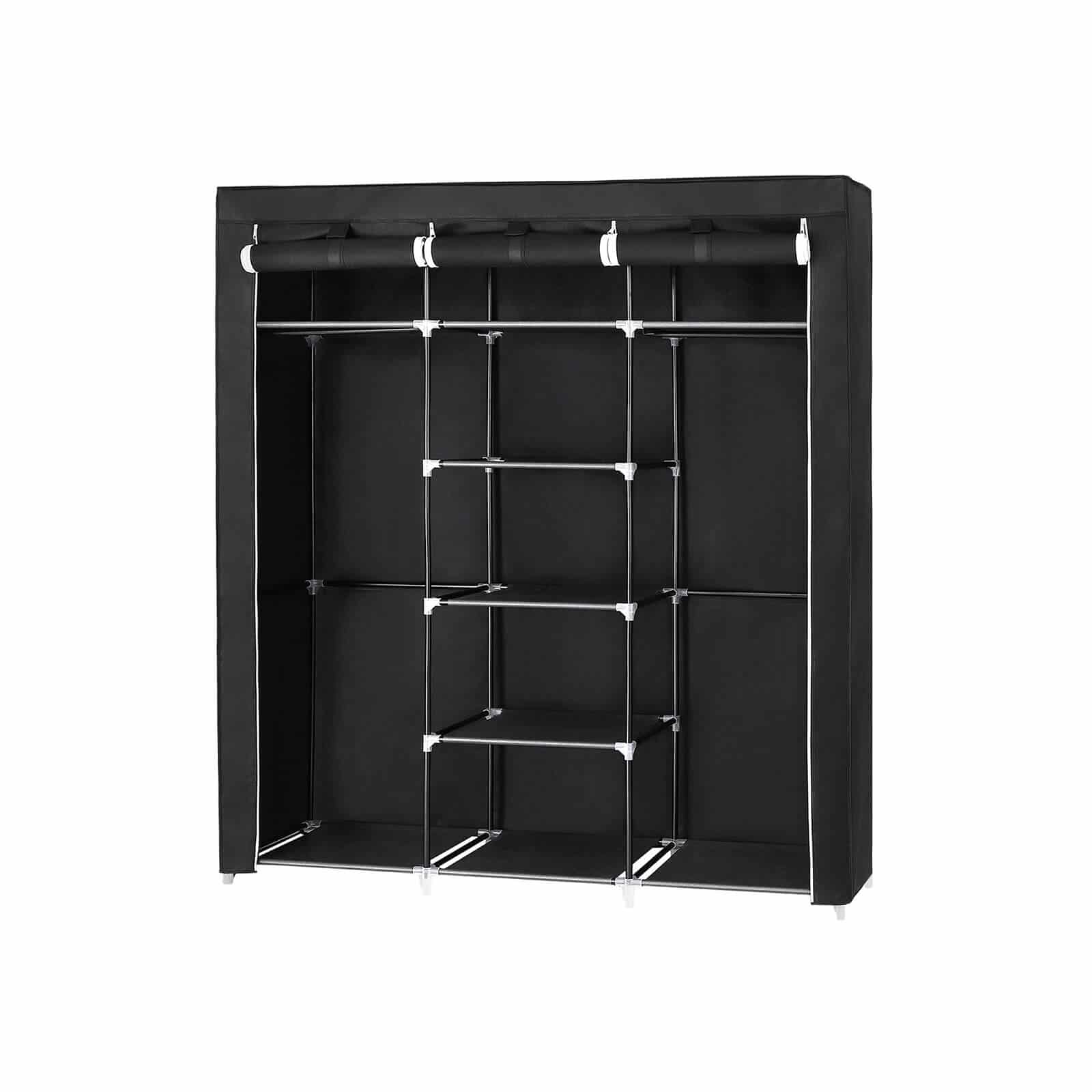 Stoffschrank 175 x 150 cm Schwarz-RYG12B Stoffschrank 175 x 150 cm Schwarz-RYG12B
