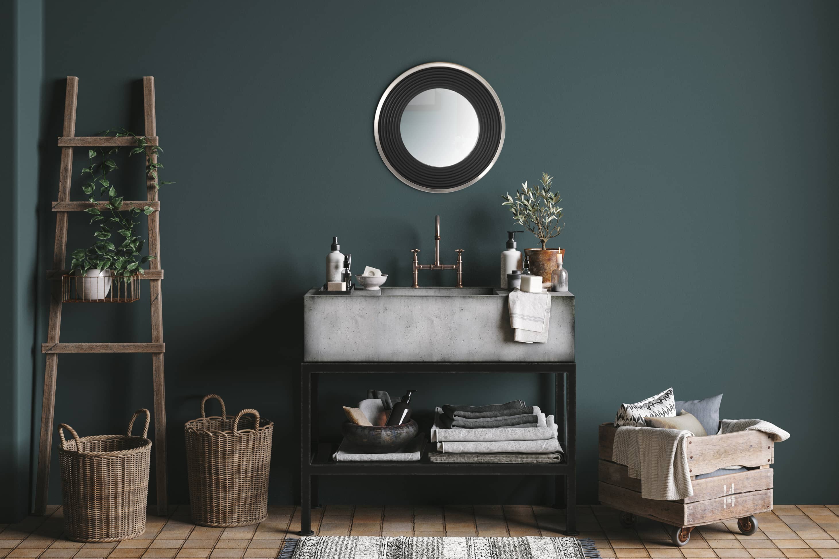 Wandspiegel Eleganca 725 Silber / Schwarz Wandspiegel Eleganca 725 Silber / Schwarz