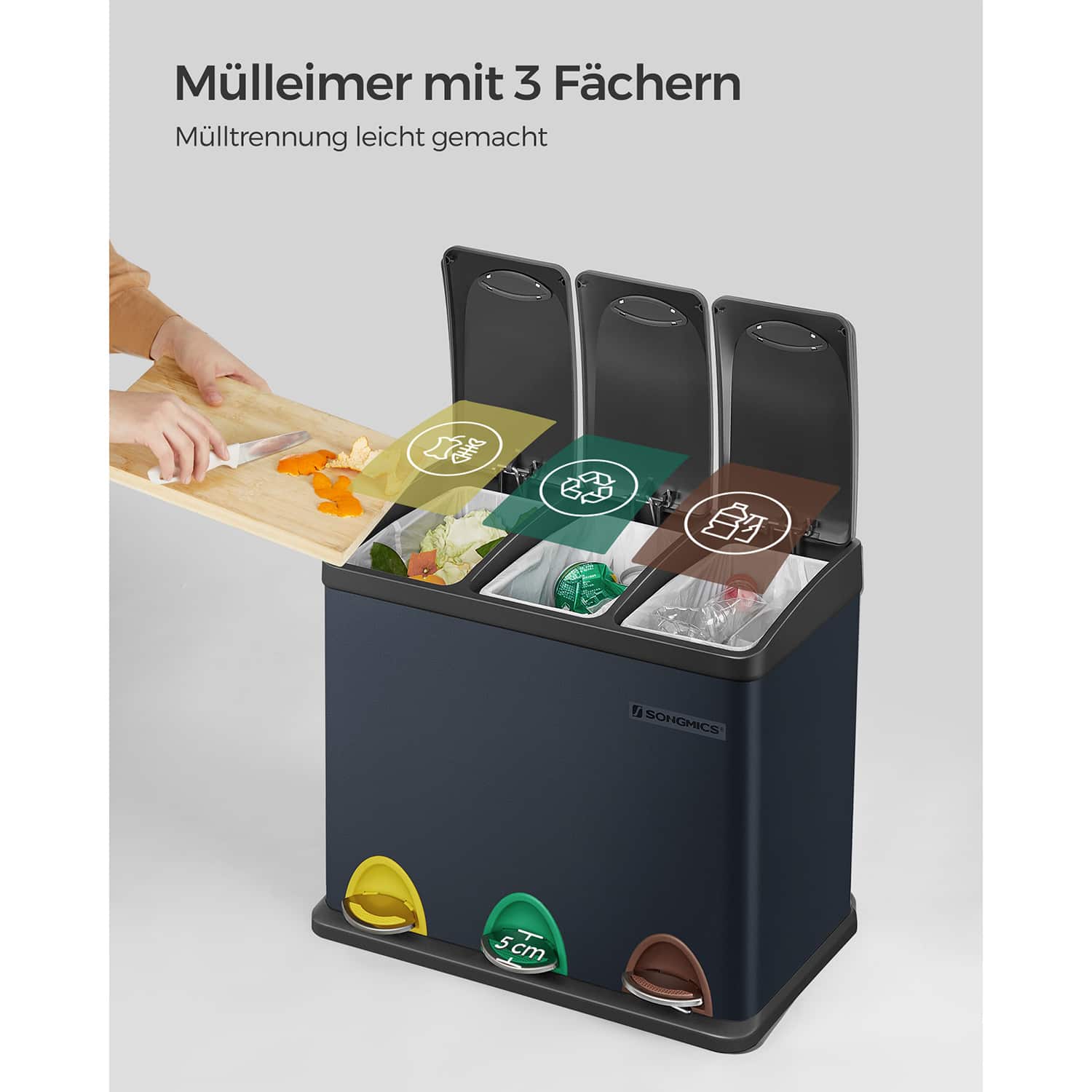 Mülleimer für die Küche-LTB24GS Mülleimer für die Küche-LTB24GS