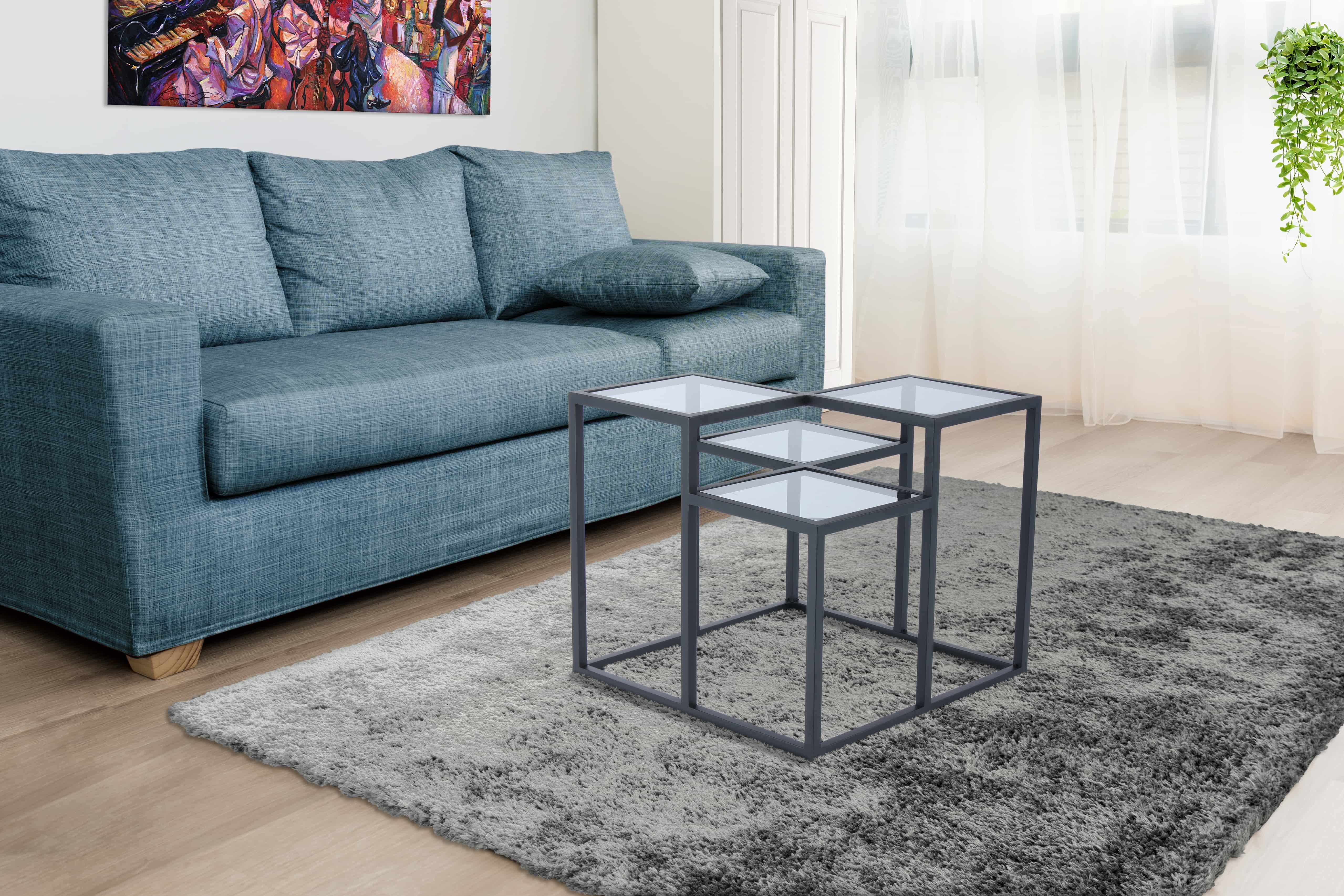 Beistelltisch Steps 625 Schwarz