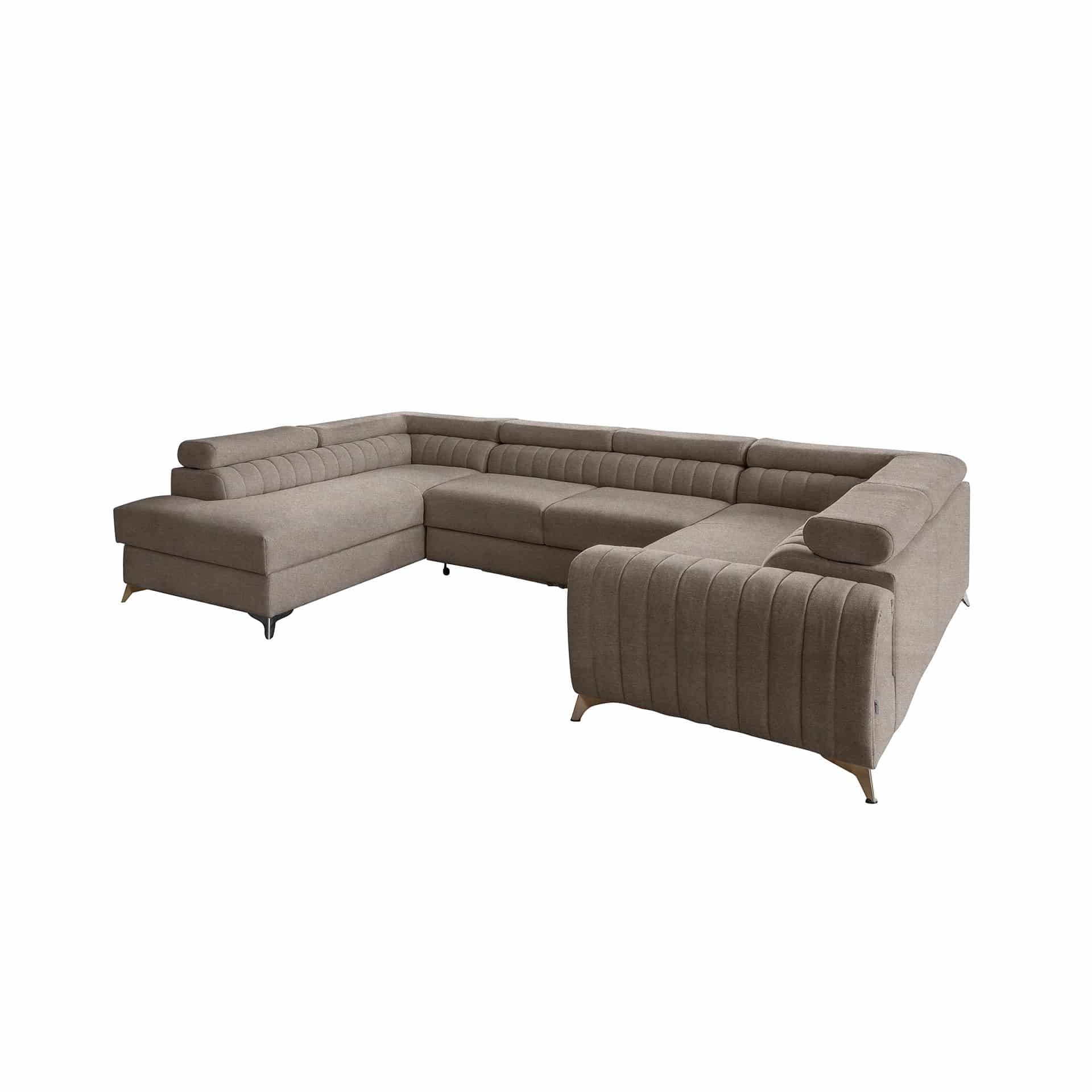 Louis Wohnlandschaft mit Schlaffunktion & Bettkasten - Poco-Stoff Louis Wohnlandschaft mit Schlaffunktion & Bettkasten - Poco-Stoff