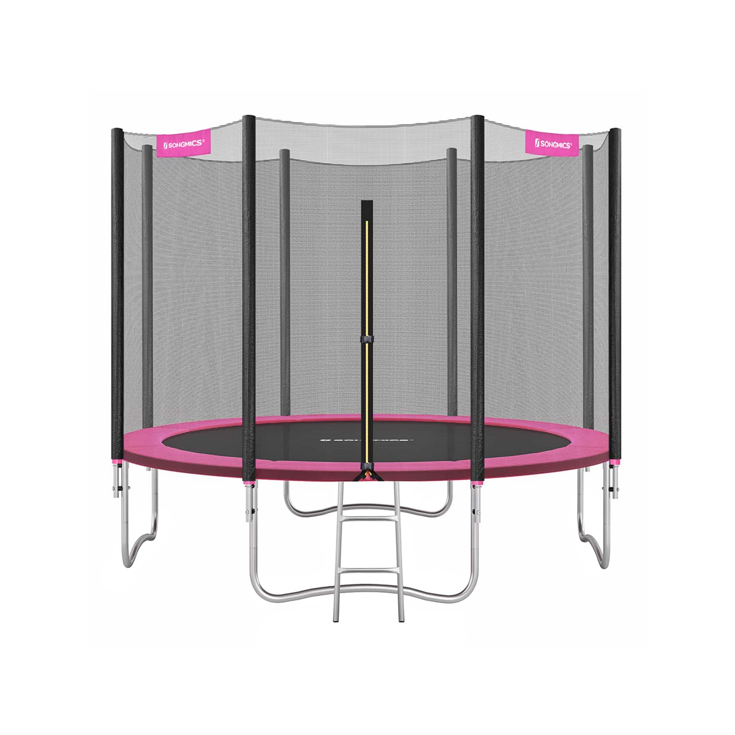 Trampolin Ø 305 cm mit Sicherheitsnetz pink-STR101P01 Trampolin Ø 305 cm mit Sicherheitsnetz pink-STR101P01