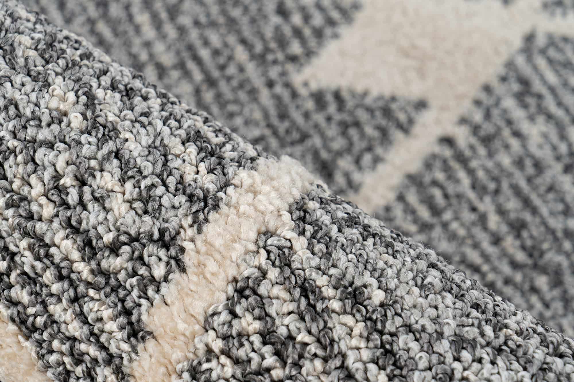 Rhombus 325 Grau / Beige 80cm x 150cm