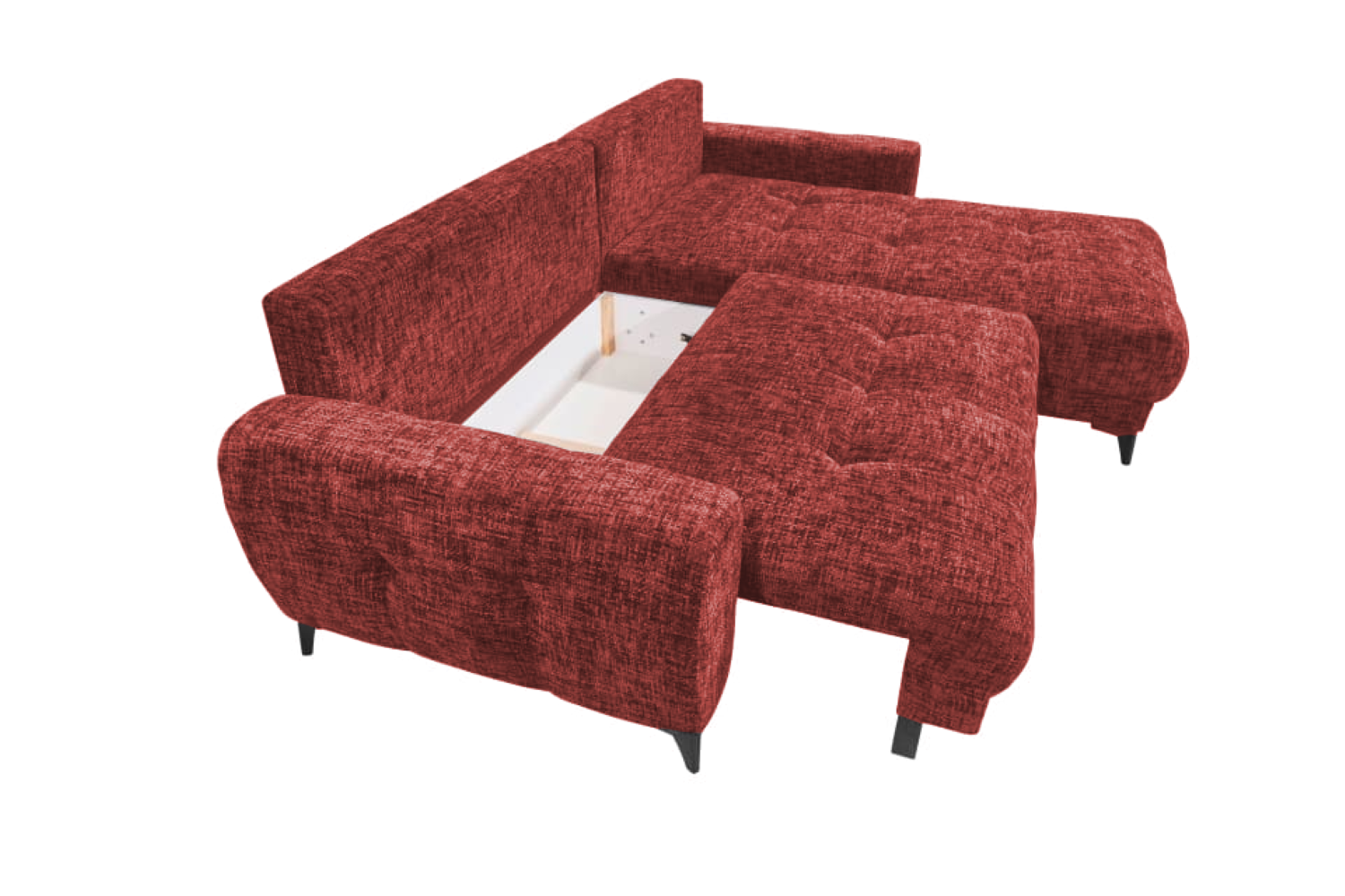 Ecksofa Belluno Schlaffunktion und Bettkasten – Ed Exciting Design, Mikrofaser & Nosagfederung, flexibel montierbar Ecksofa Belluno Schlaffunktion und Bettkasten – Ed Exciting Design, Mikrofaser & Nosagfederung, flexibel montierbar
