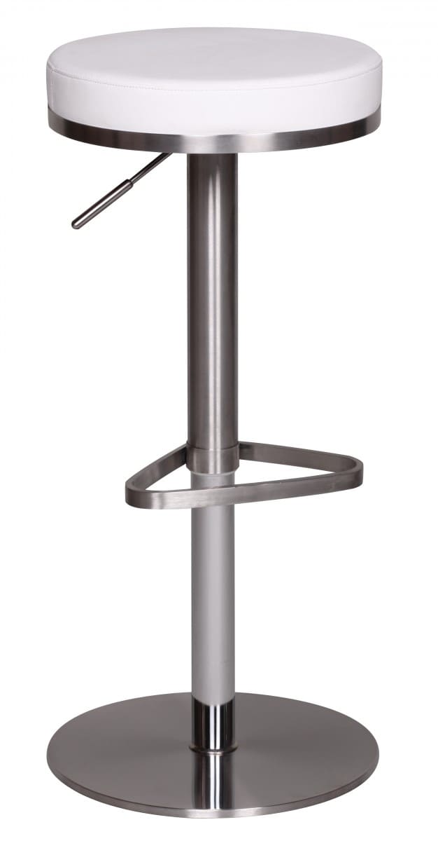 32829-Wohnling-DURABLE-M7-Barhocker-Tresenhocker-EdelshIYWeHAiOoHzC Stilvoller Barhocker in Weiß und Silber