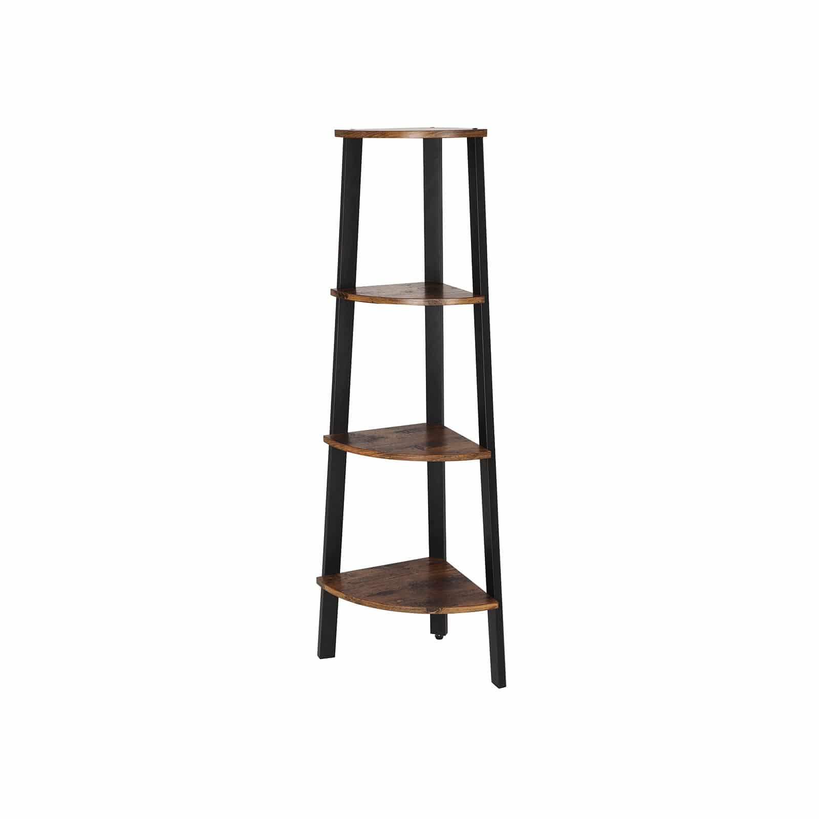 Industrie-Design Eckregal 4 Ablagen-B34LLS34X Industrie-Design Eckregal 4 Ablagen-B34LLS34X