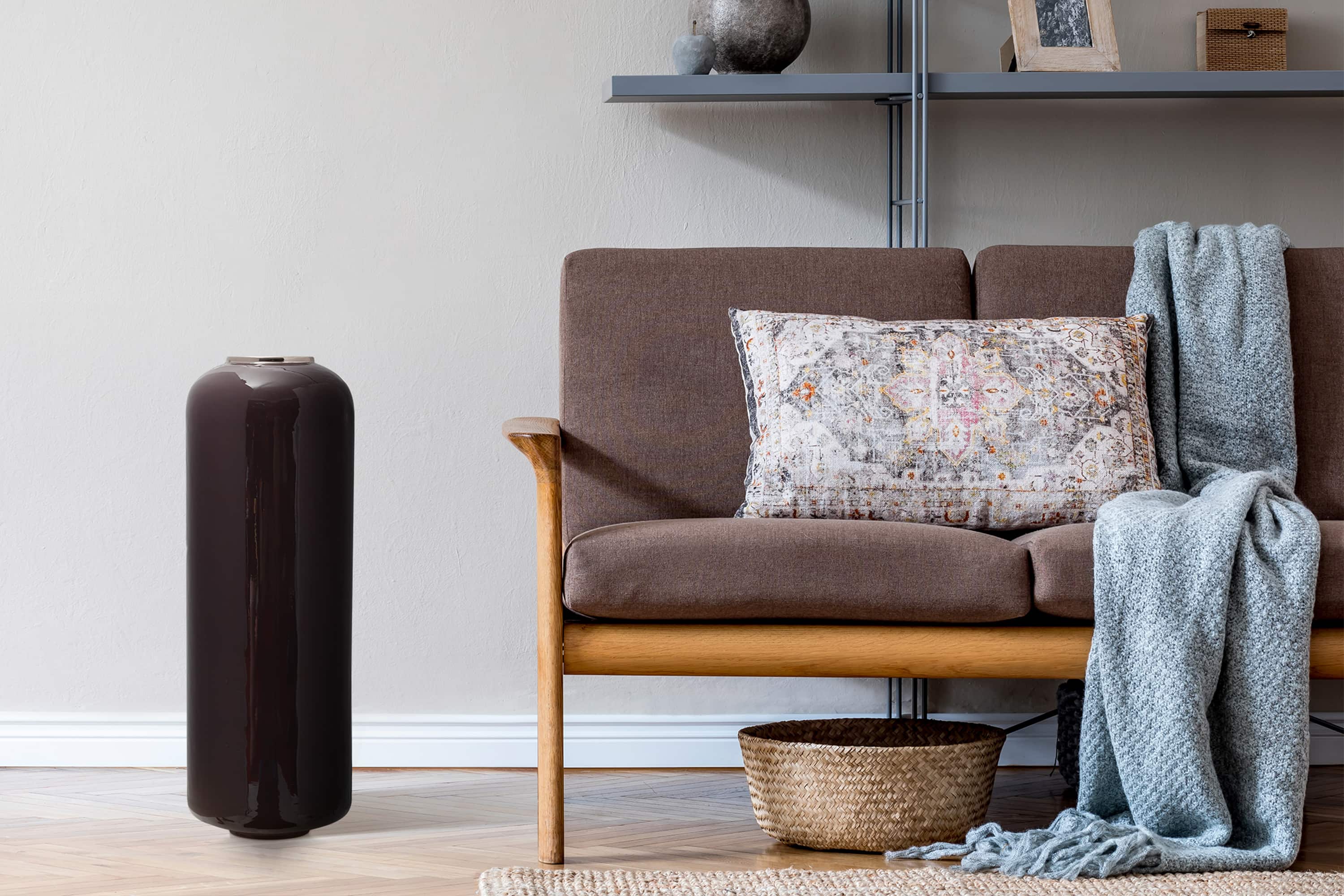 Bodenvase Art Deco 195 Puderrosa / Gold