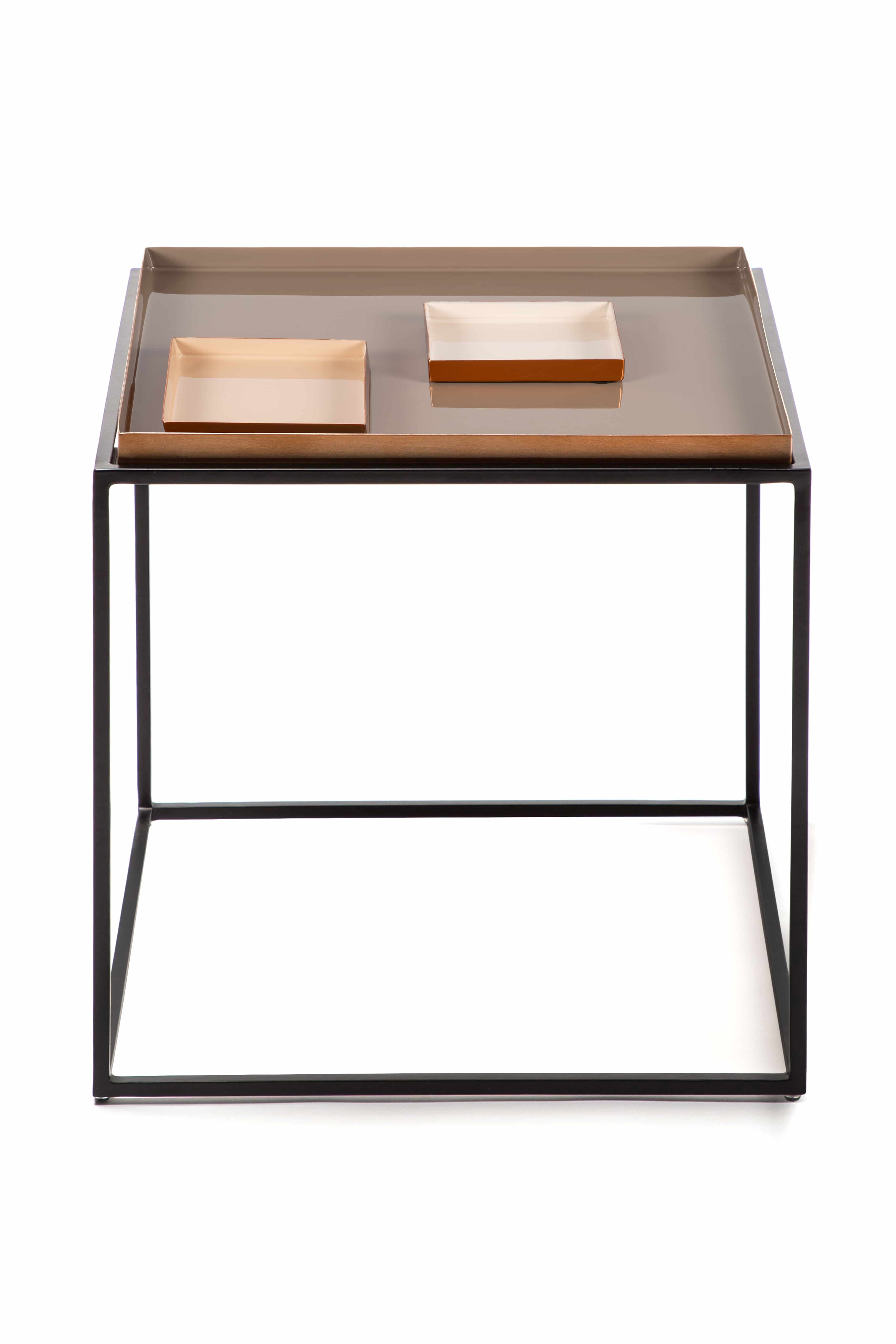 Beistelltisch Famosa 560 Kaffee / Creme Beistelltisch Famosa 560 Kaffee / Creme