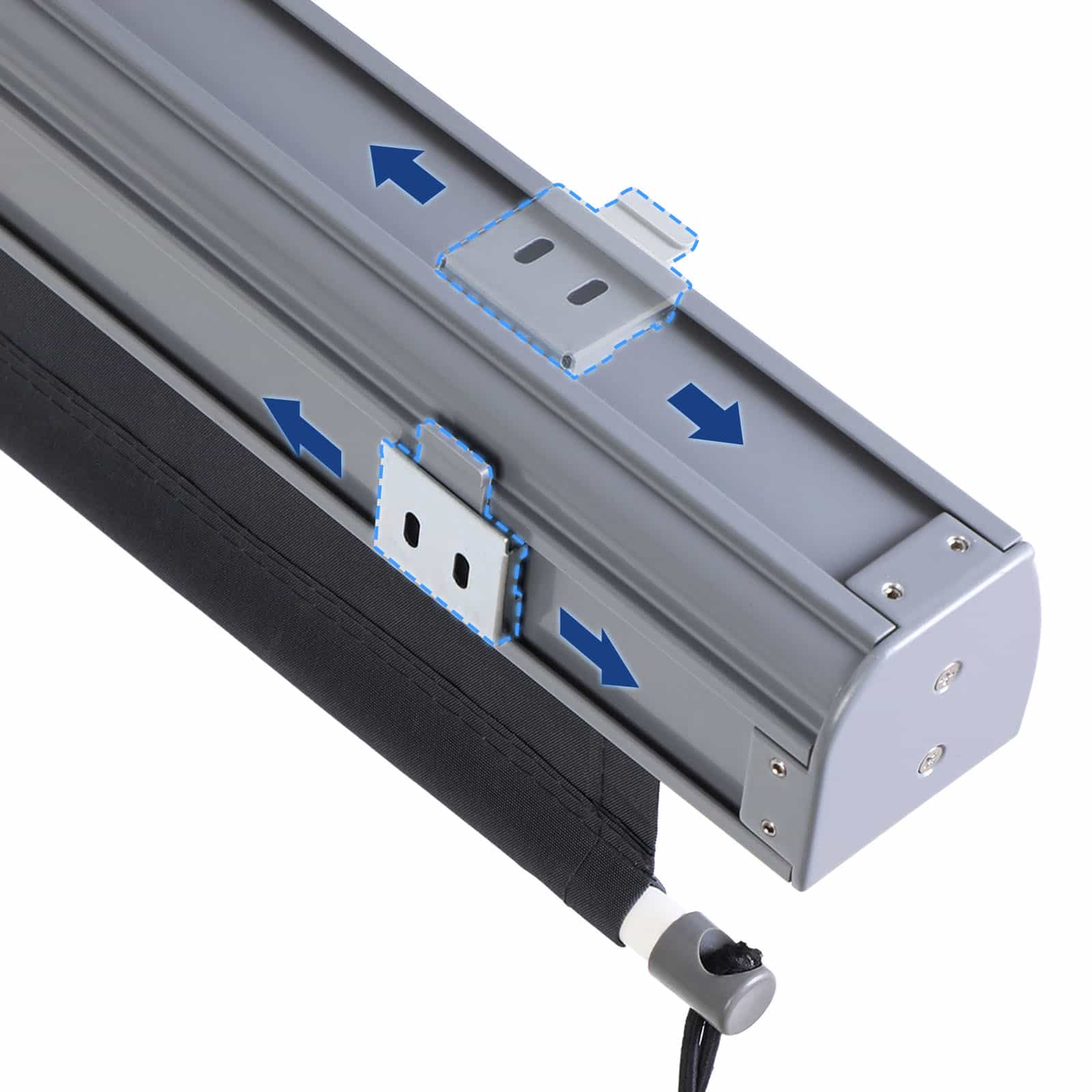 Senkrechtmarkise 1,6 x 2,5 m Anthrazit-GSA165GY Senkrechtmarkise 1,6 x 2,5 m Anthrazit-GSA165GY