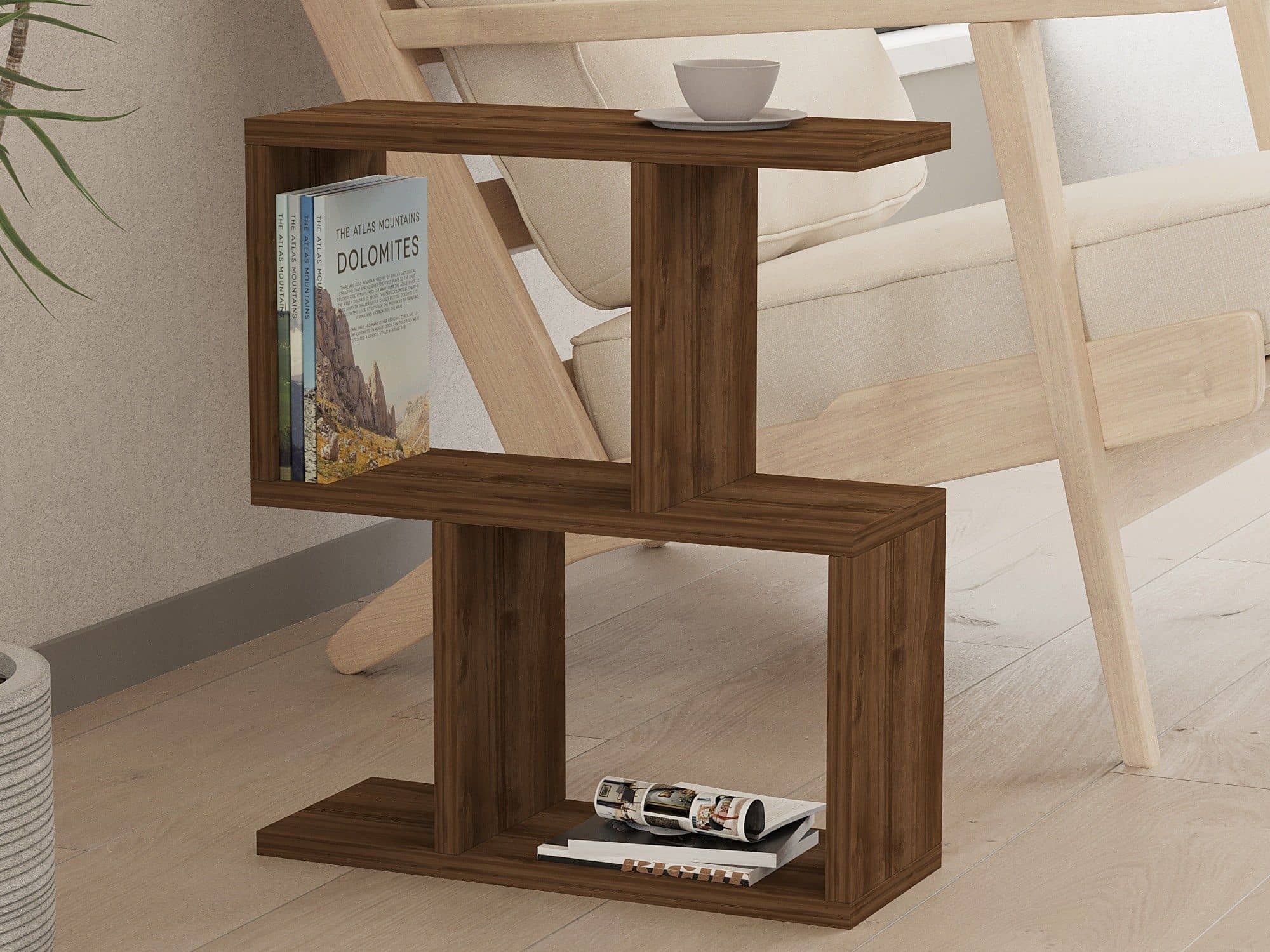 Zet - Travertine - Beistelltisch