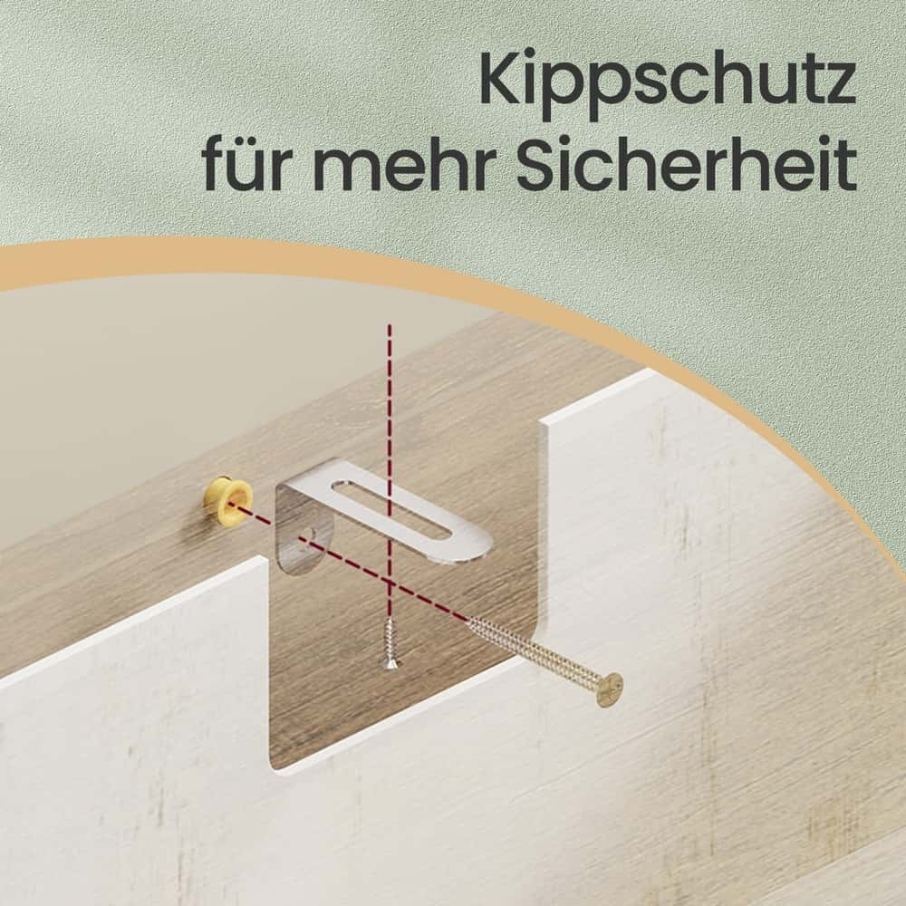 Badezimmerschrank mit verstellbarem Regal und 4 Schubladen, Aufbewahrungsschrank für Bad, mit Türen Badezimmerschrank mit verstellbarem Regal und 4 Schubladen, Aufbewahrungsschrank für Bad, mit Türen