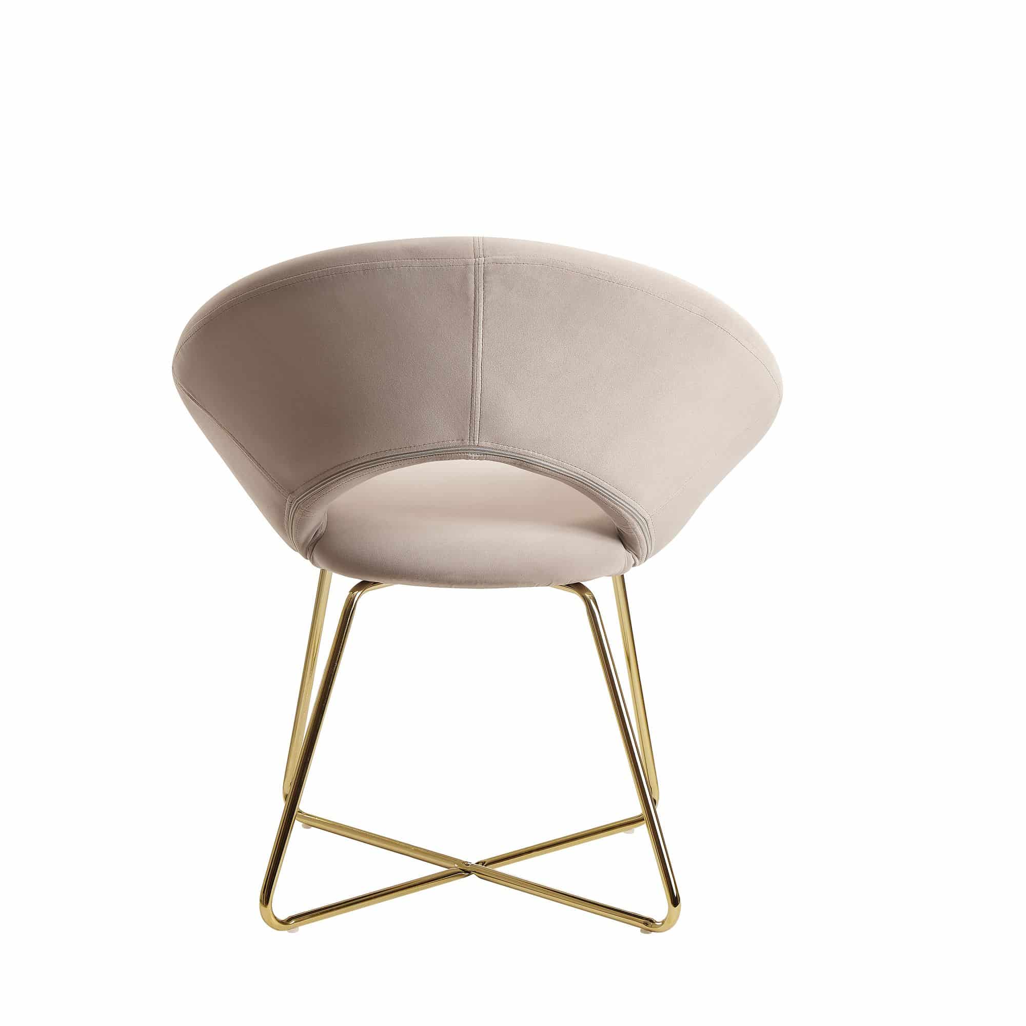 56589-WOHNLING-Esszimmerstuhl-Samt-Beige-mit-goldenen-Beinen-Sessel-Stoff-Metall-Design-Polsterstuhl-Stuhl-Esszimmer-in-essstuhl-e-samtsessel-ess-stuehle-esszimmersessel-gepolst_5 Esszimmerstuhl Samt Beige Küchenstuhl mit goldenen Beinen