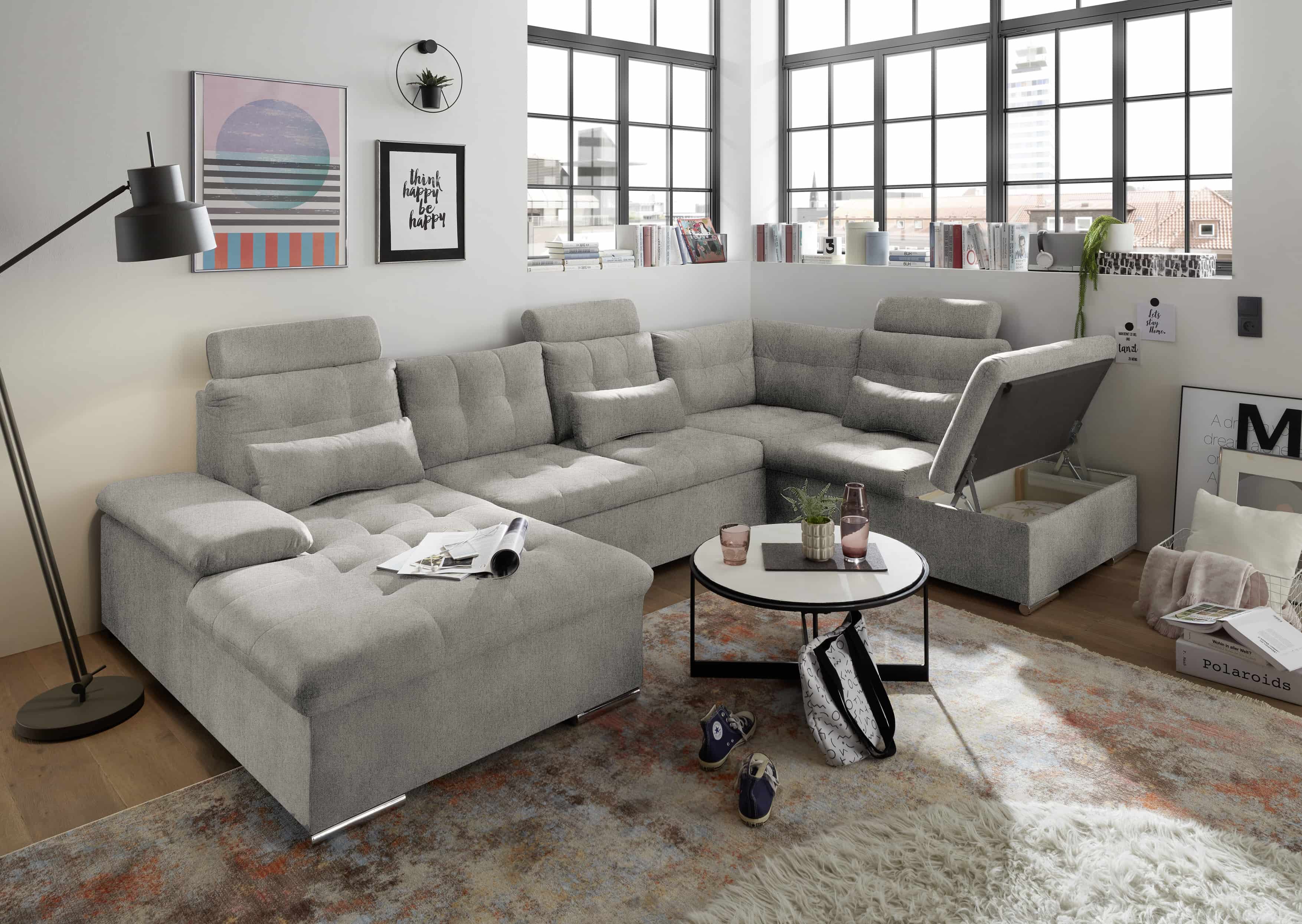 Schlafsofa Taupe - Medan XXL Schlafsofa Taupe - Medan XXL