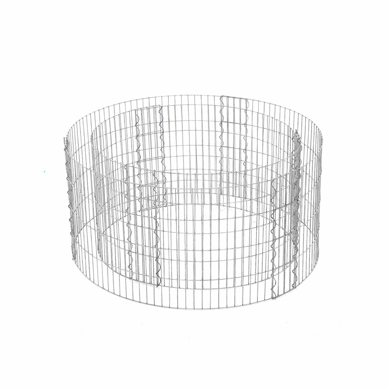 Gabione  Ø 90 cm, Höhe 40 cm