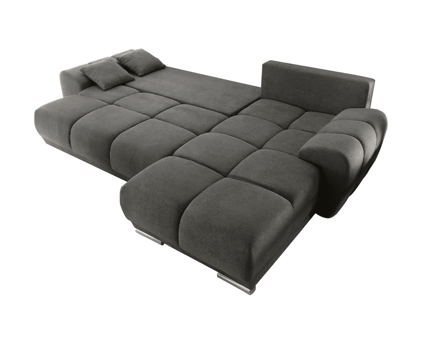 Ed Exciting Design Sofa Anton mit Schlaffunktion & Bettkasten in verschiedenen Farben erhältlich Luxus-Webstoff Flachgewebe beidseitig montierbar Ed Exciting Design Sofa Anton mit Schlaffunktion & Bettkasten in verschiedenen Farben erhältlich Luxus-Webstoff Flachgewebe beidseitig montierbar