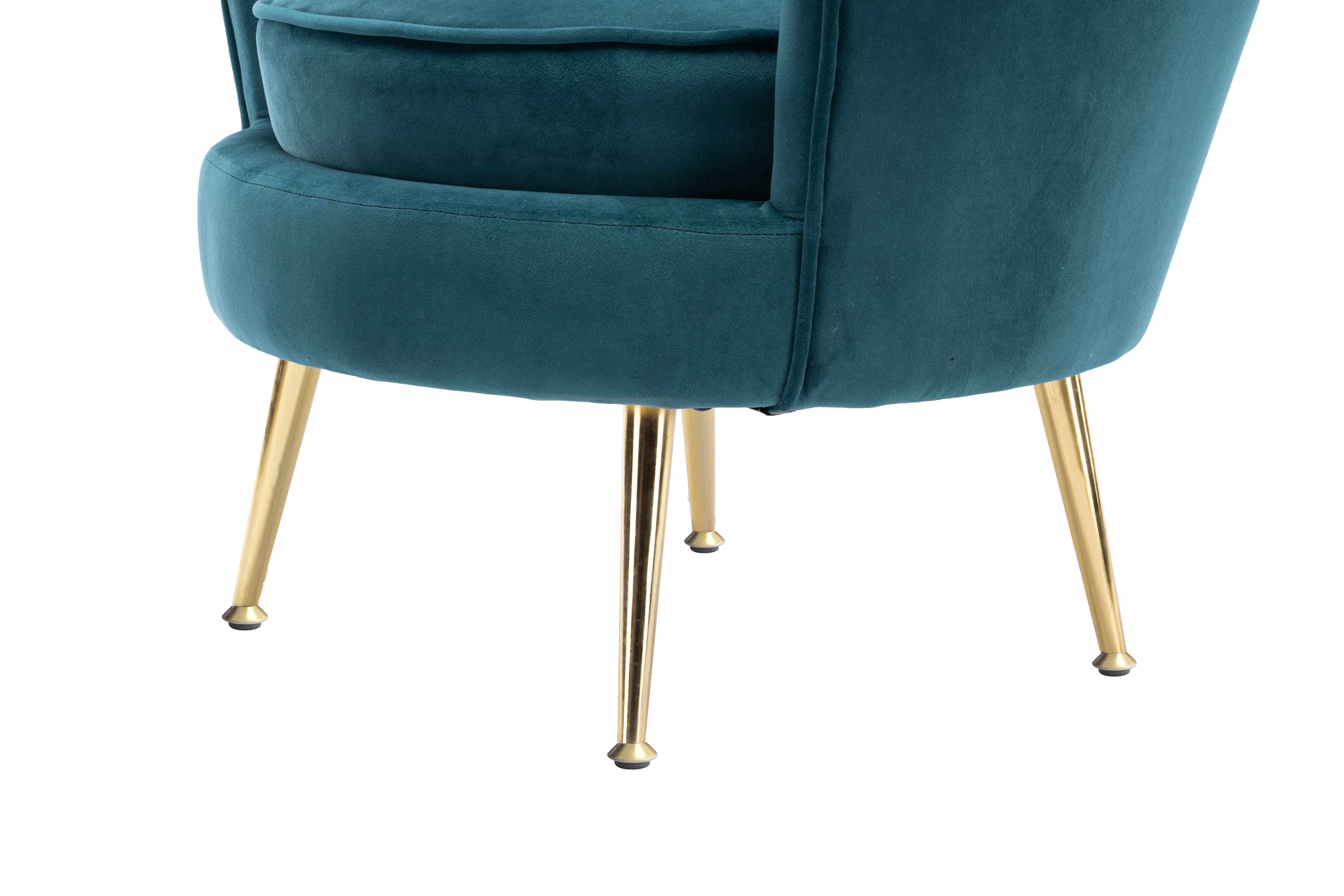 Edler Designerstuhl – Samt & Goldgestell für Luxus & Komfort Edler Designerstuhl – Samt & Goldgestell für Luxus & Komfort