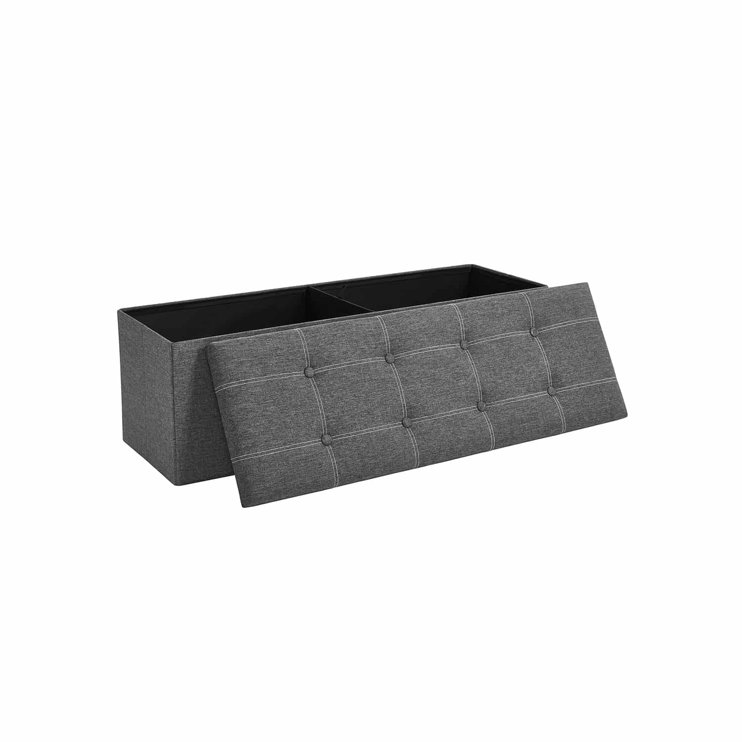 Sitzbank mit Stauraum für Schlafzimmer dunkelgrau-B34LSF077G04 Sitzbank mit Stauraum für Schlafzimmer dunkelgrau-B34LSF077G04