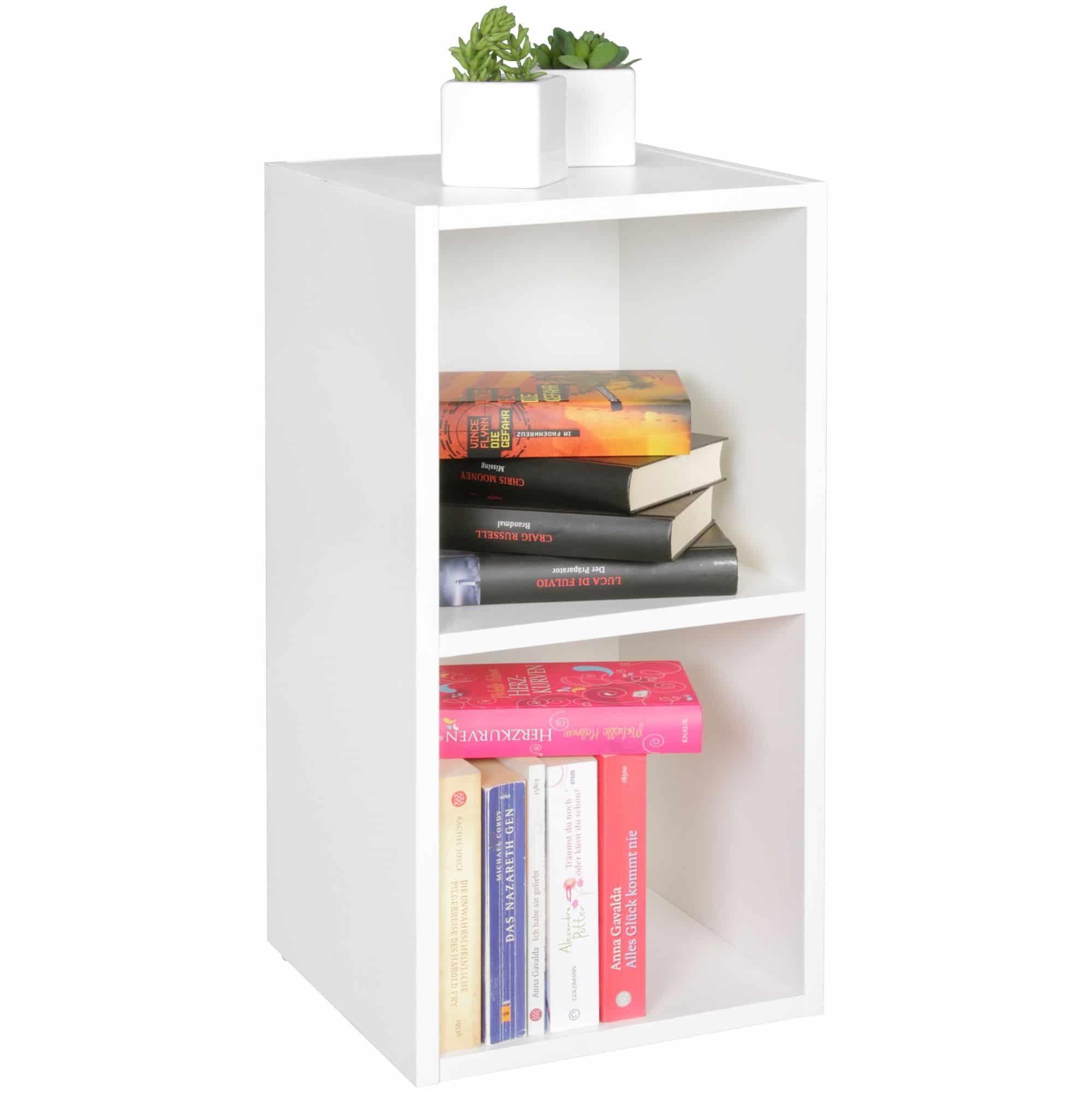 44715-WOHNLING-Standregal-KLARA-weissakjIfLikDEw8p Standregal WL5.175 Holz 30x60x30 cm Modern Weiß Regal Klein